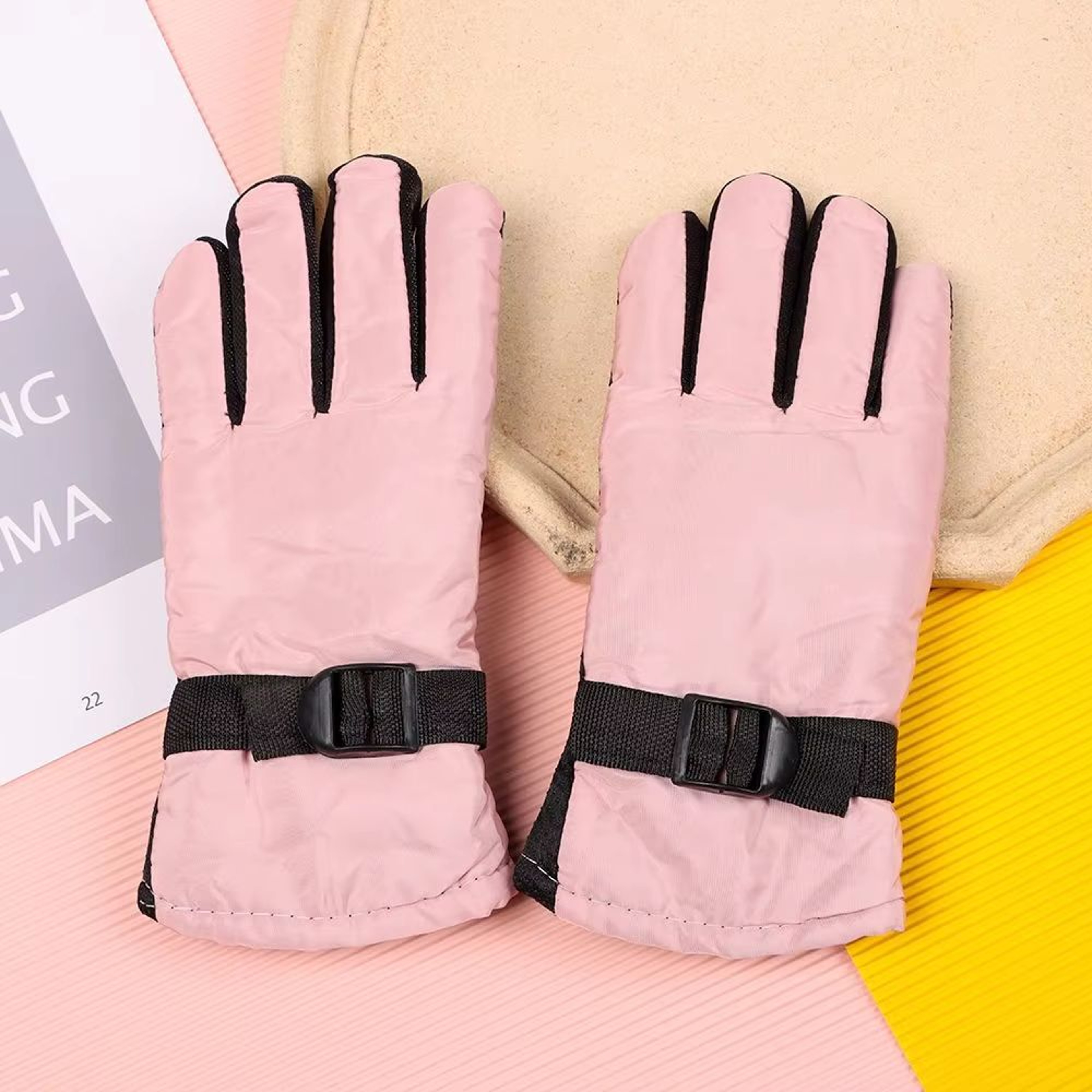 Winter Ski Gloves For Kids And Adults Windproof Waterproof Thick Warm Snow Gloves For Skiing And Sn 2