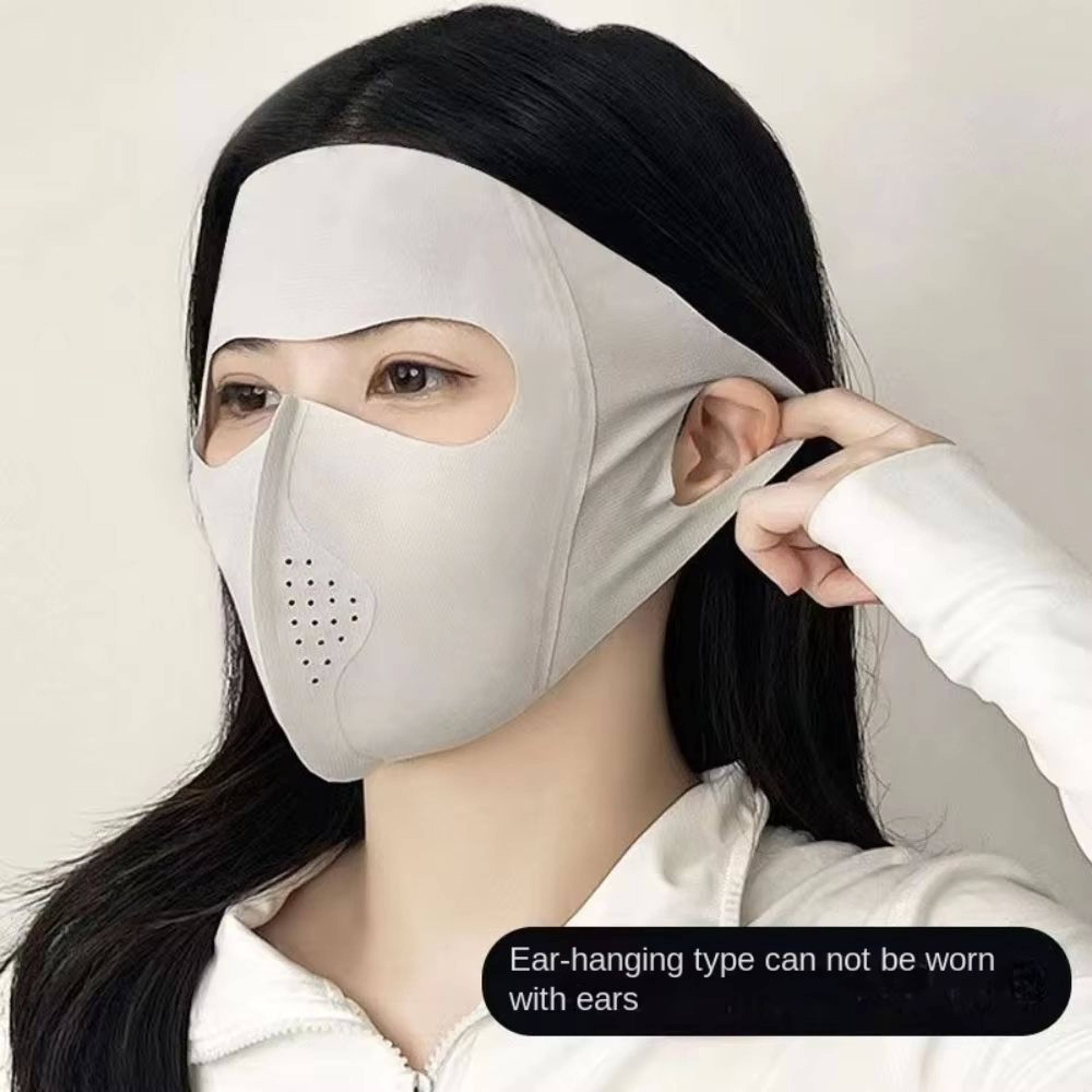 Unisex Ice Silk Cycling Face Mask With Adjustable Sun Protection  Breathable AntiUV Sports Scarf Fo 0