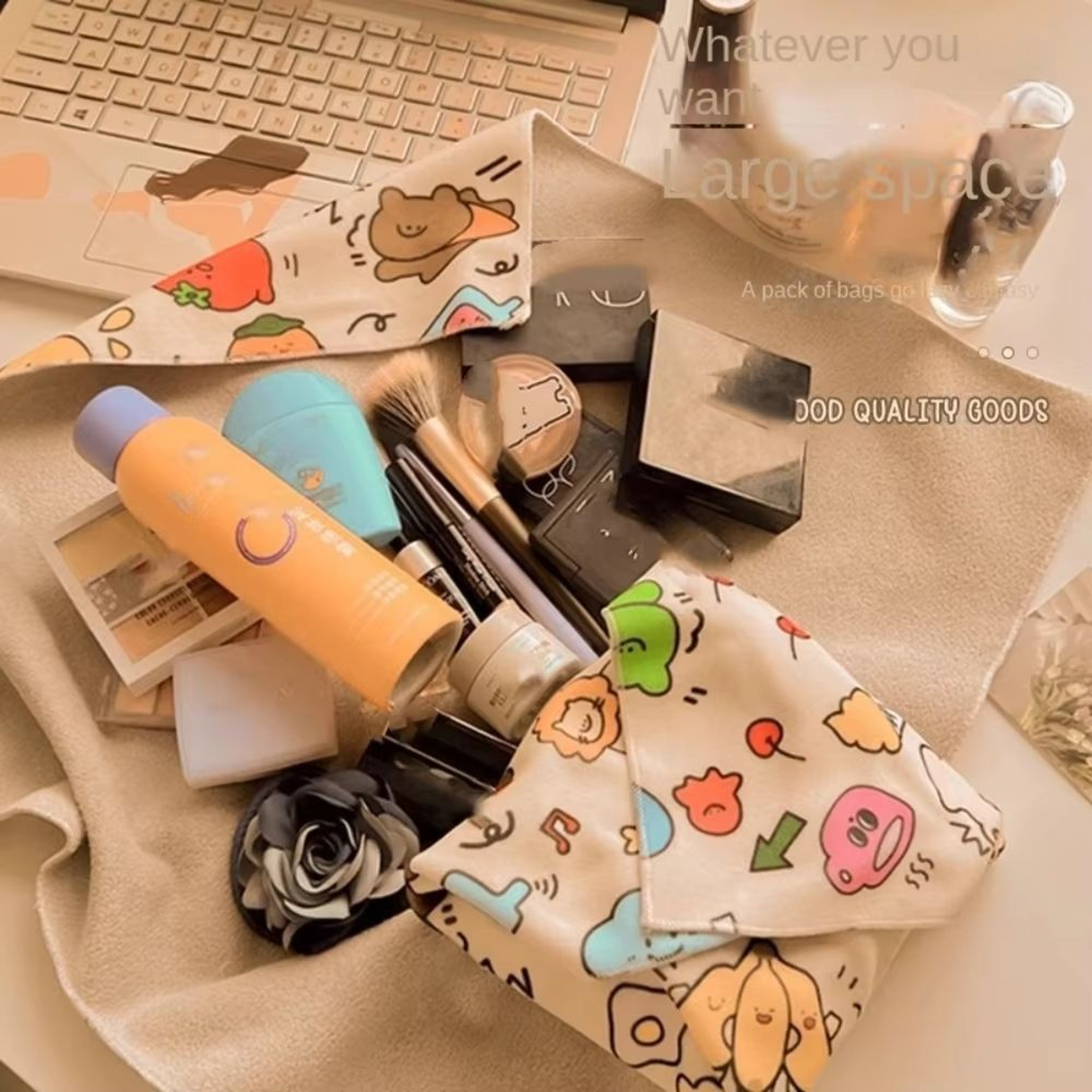 Reusable Waterproof Camera Wrap Foldable Protective Cloth Pouch For Camera Laptop And Cosmetics 2 S 1