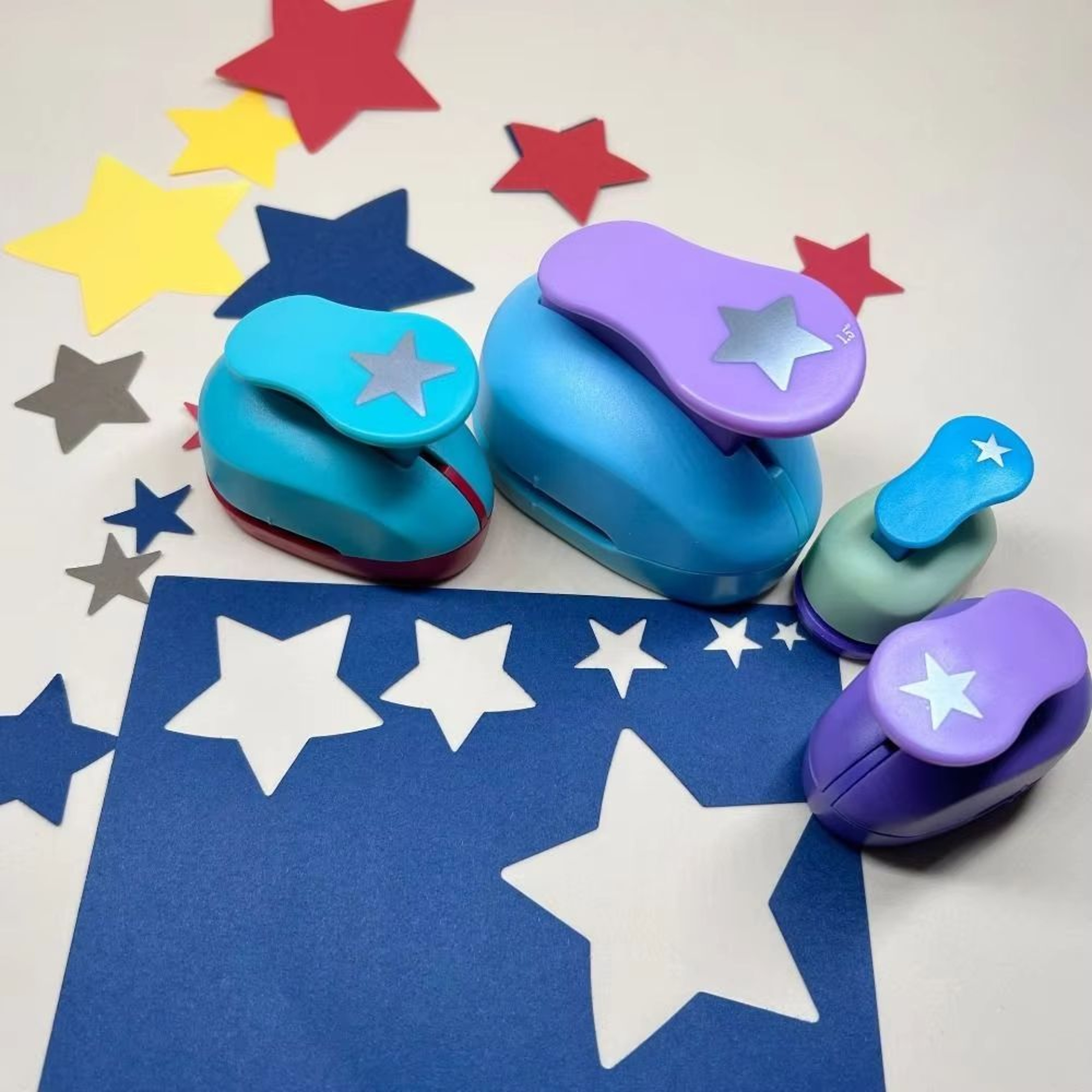 8mm To 75mm Heart Hole Punch And Star Shape Manual Paper Punch Tool For Scrapbooking Cards And DIY  1