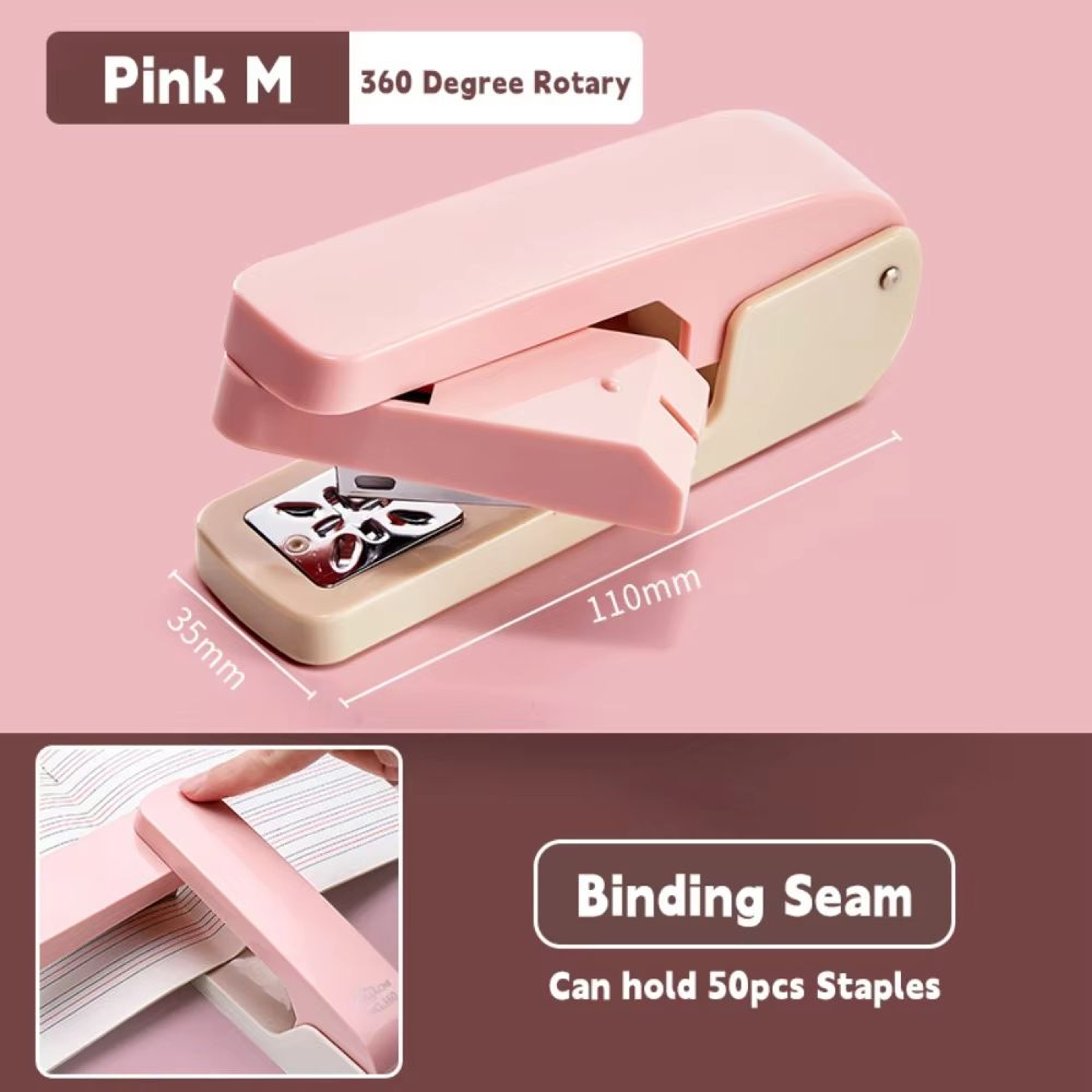 ProBind 360 Rotary Portable Metal Stapler For 246 And 266 Sheets 6