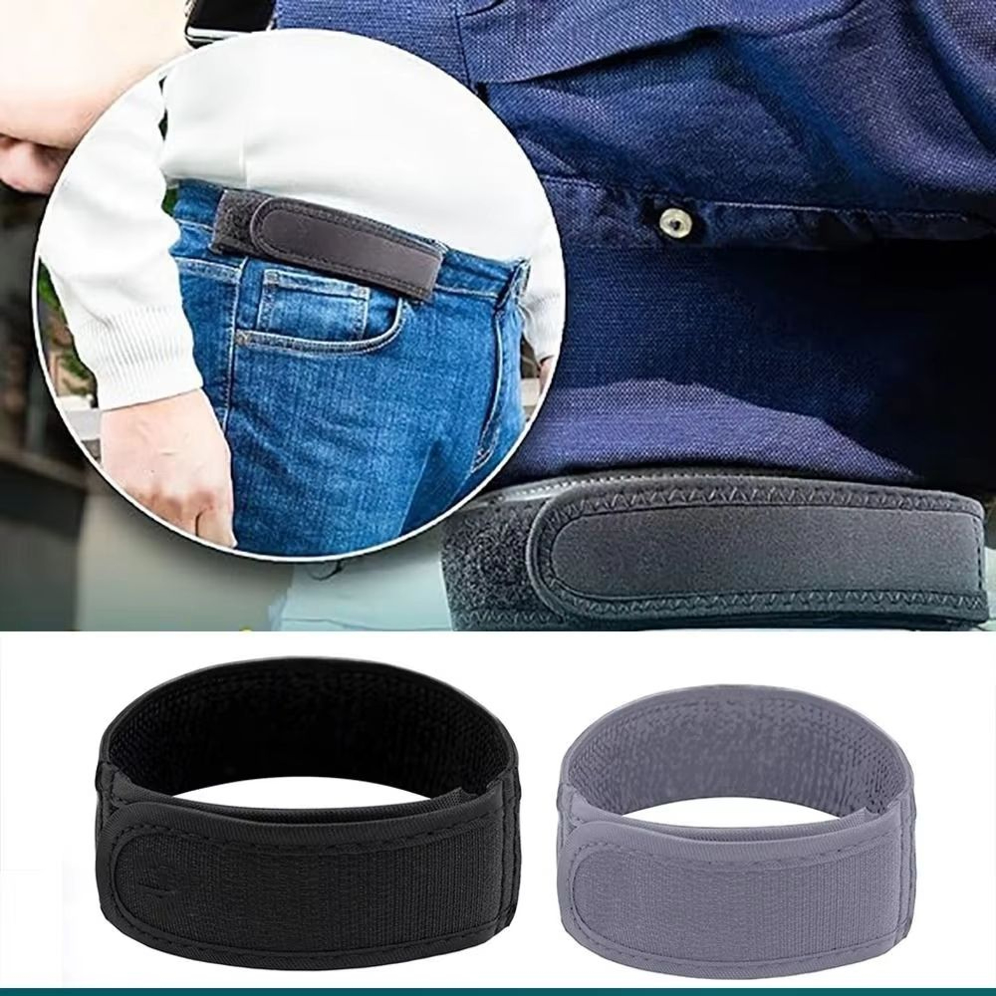 FlexiFit UltraSoft NoBuckle Elastic Waist Belt For Women And Men 2