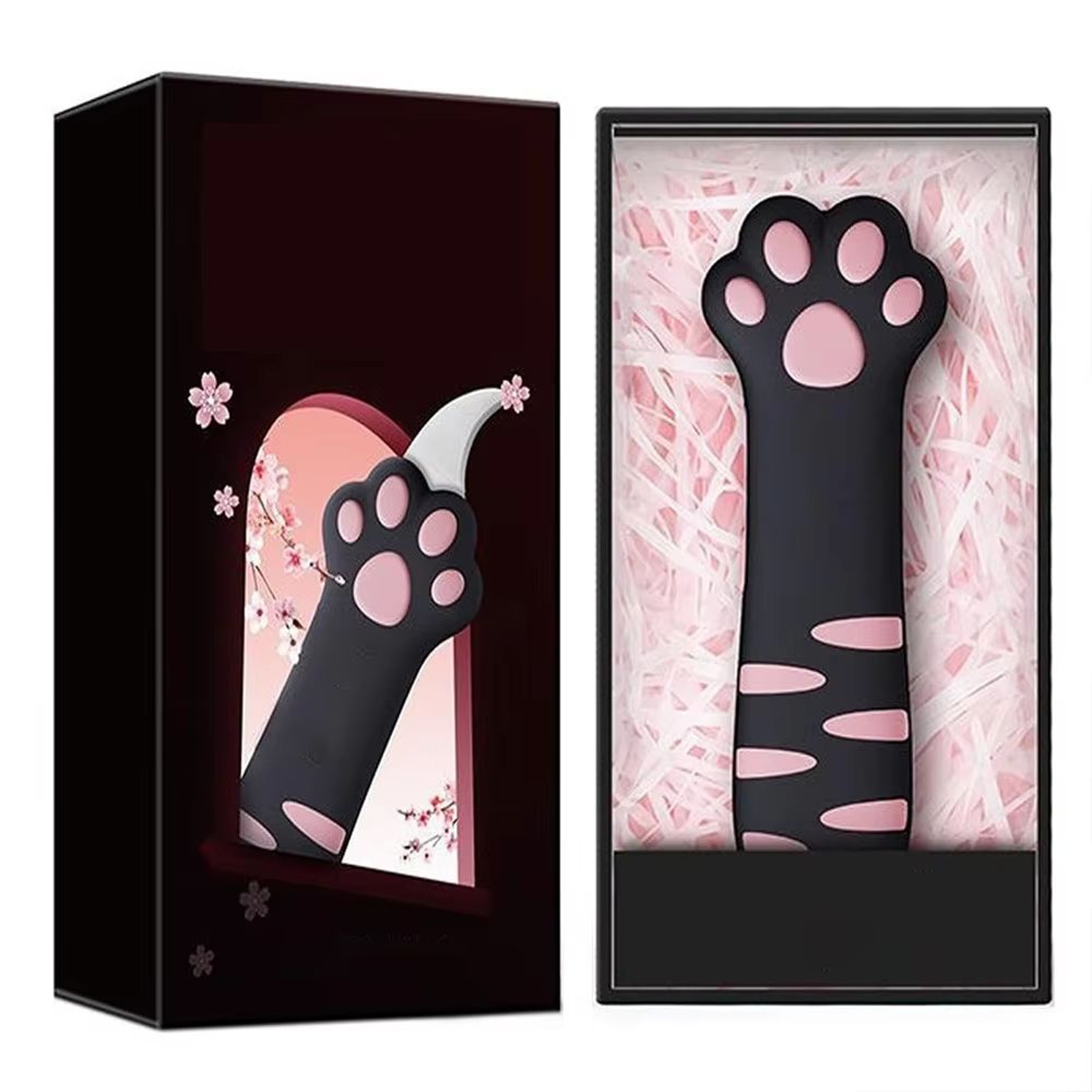 Portable Cat Paw Plastic Box Cutter And Retractable Letter Opener 7