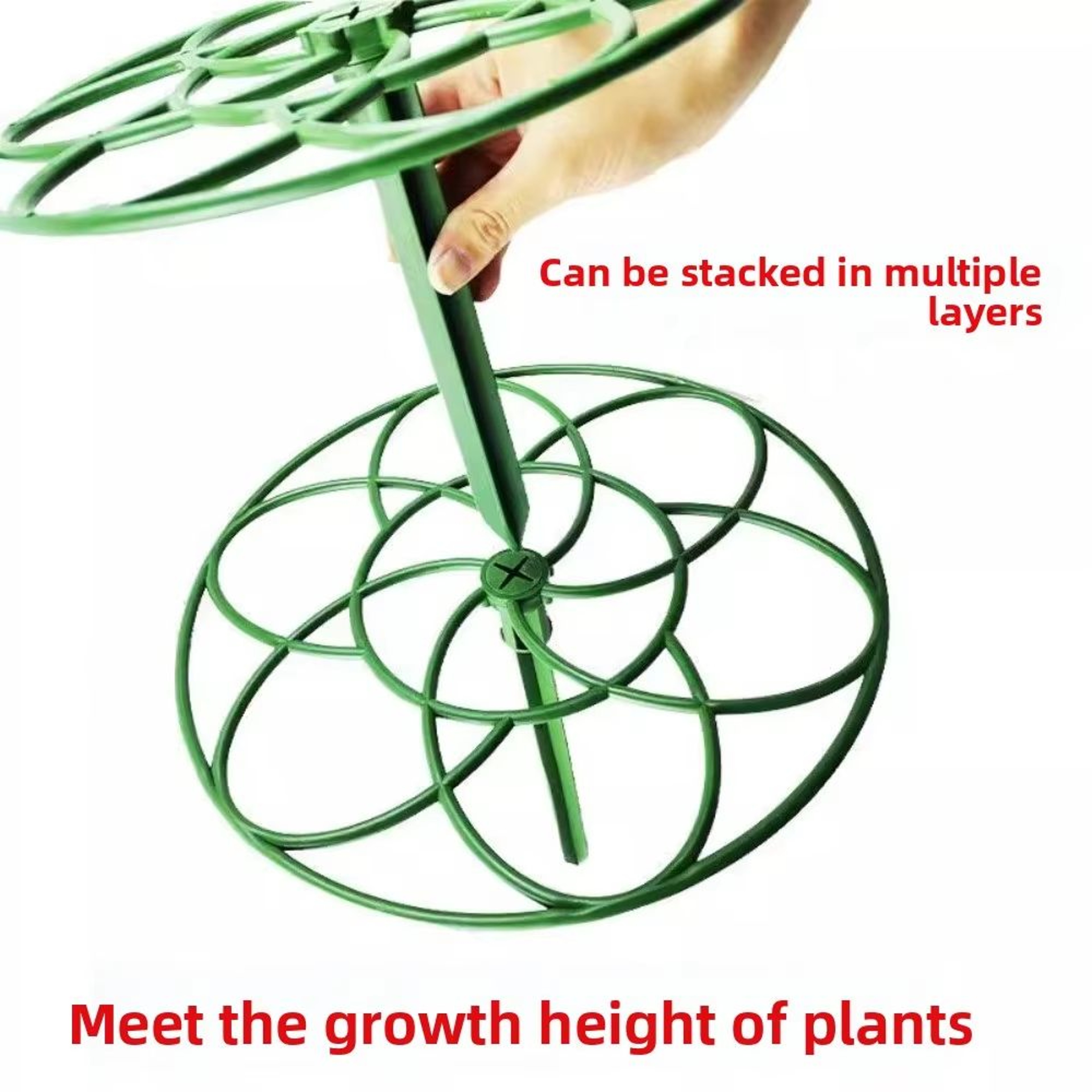 Plastic Garden Stackable Bonsai Climbing Frame Plant Support Stand 4
