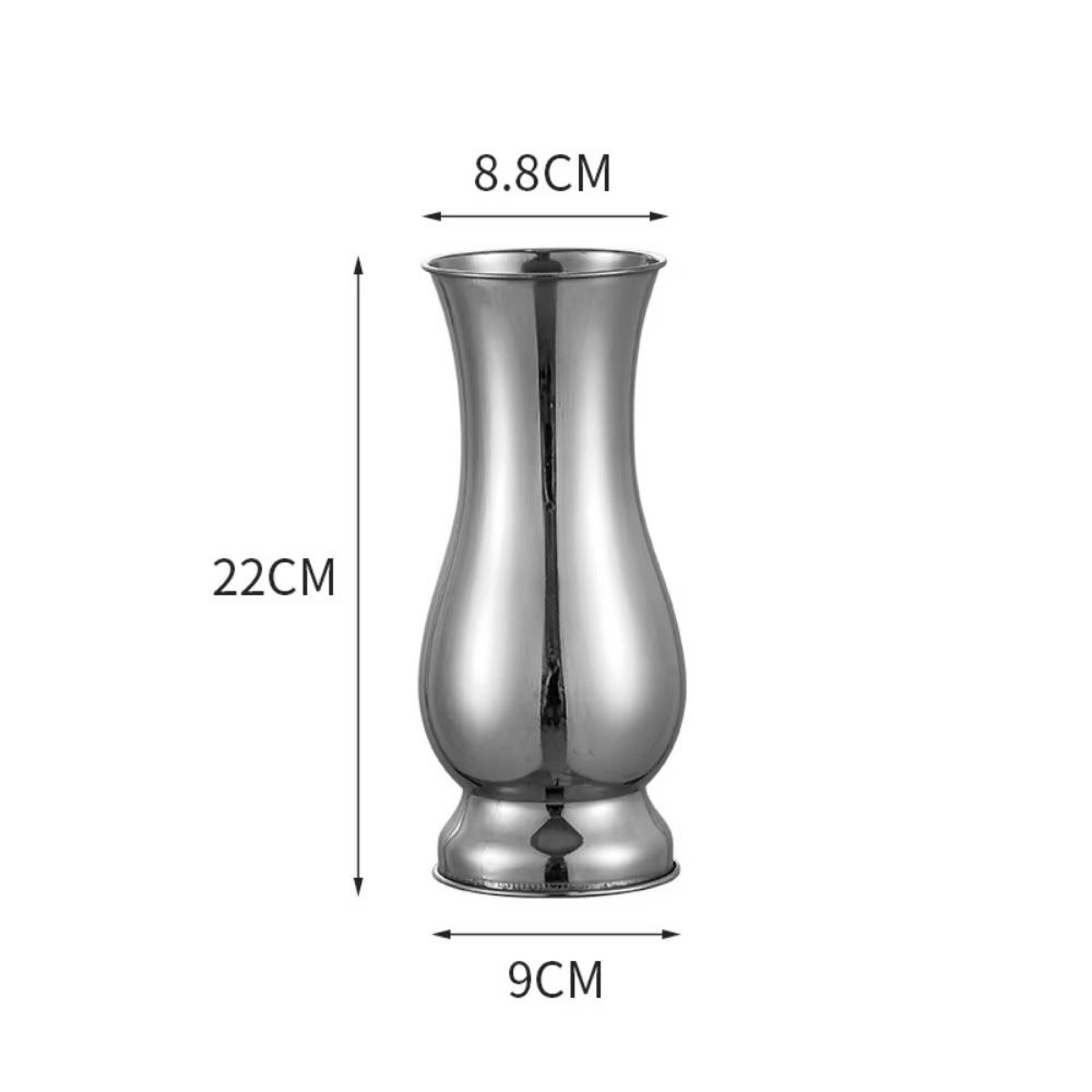 Golden Stainless Steel Flower Vase Decorative Centerpiece For Home  Garden 13