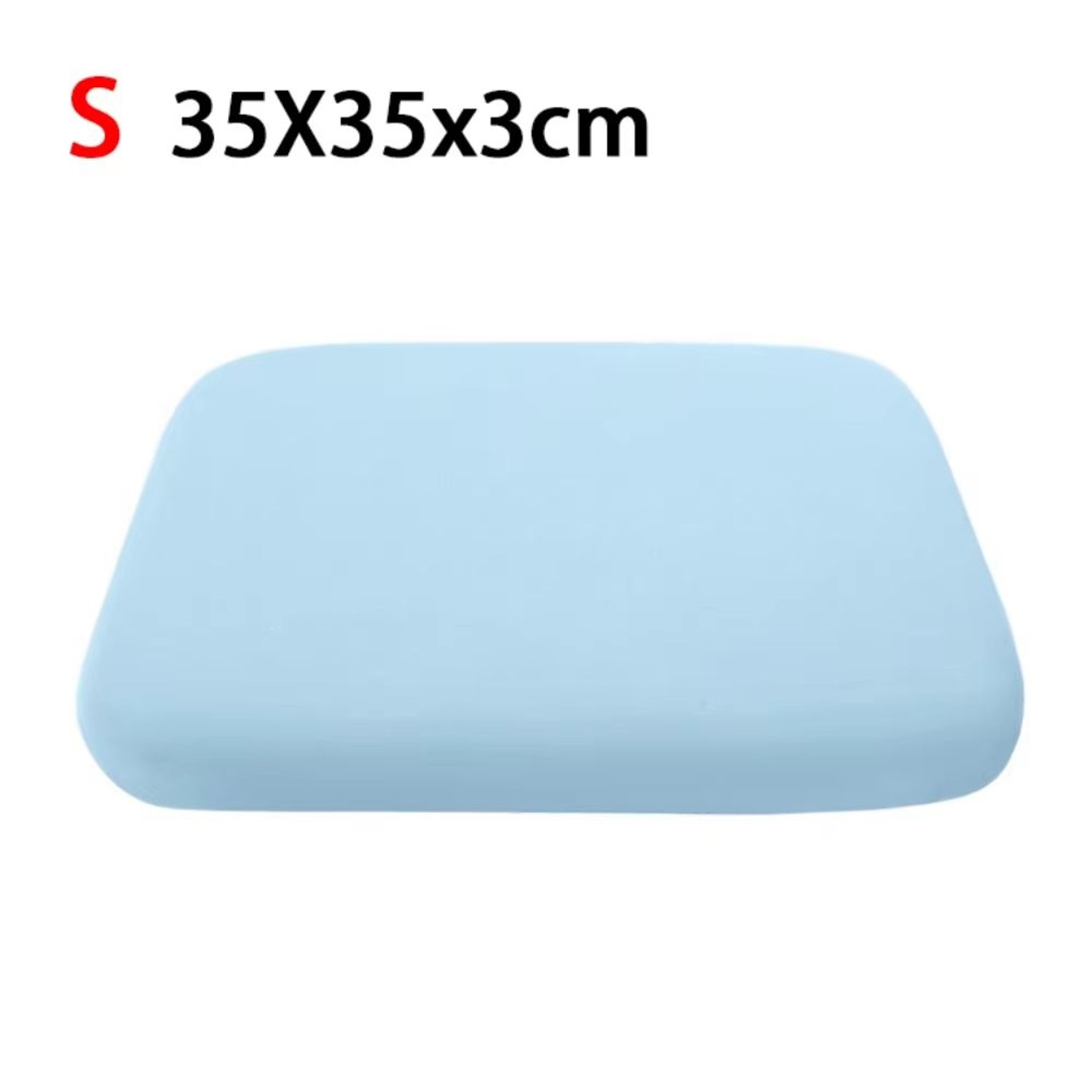 157in Thick Memory Foam Seat Cushion AntiSlip Ultra Soft Breathable Chair Pad 22