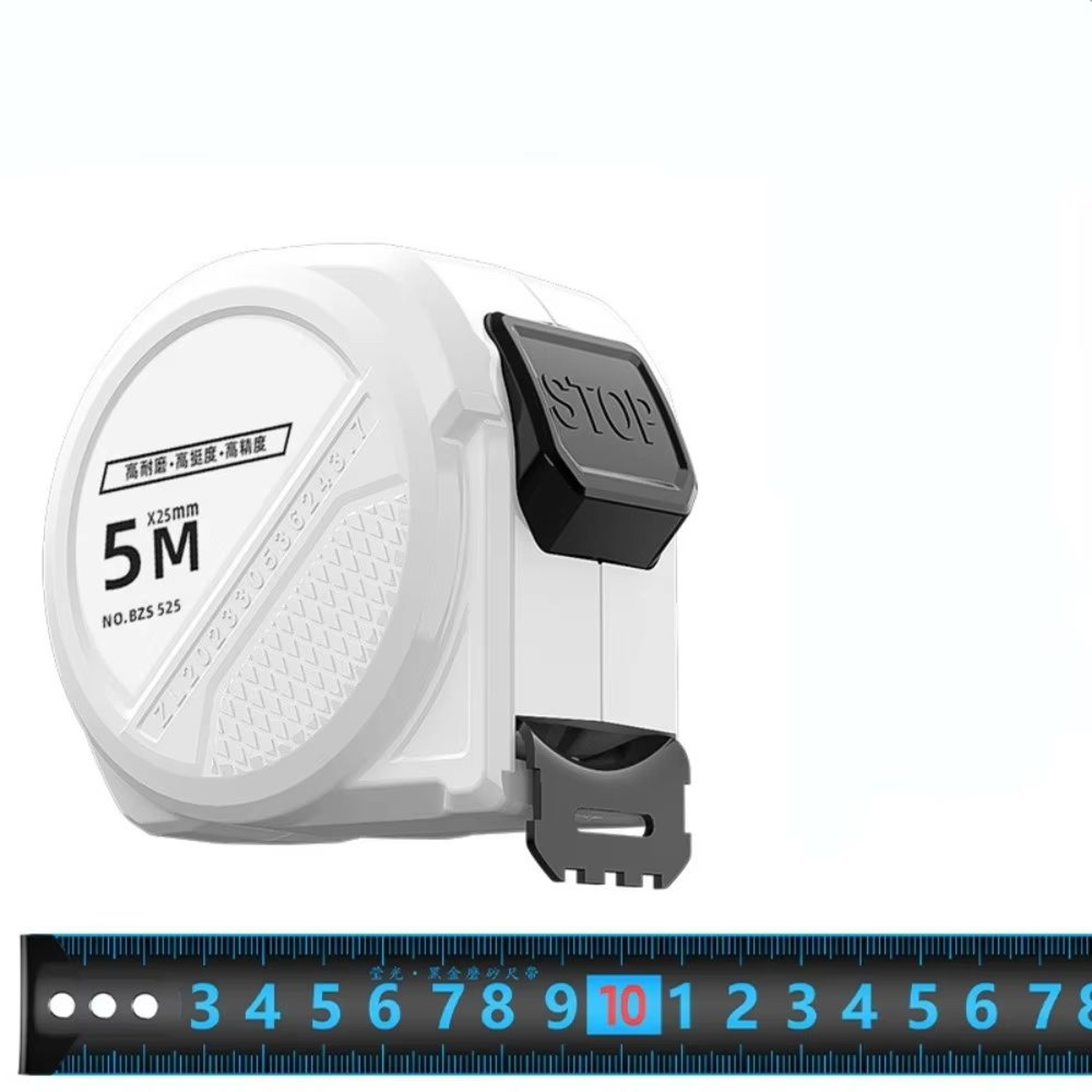 Blue Portable Tape Measure 98164246328ft WearResistant Auto Lock Measuring Ruler 6