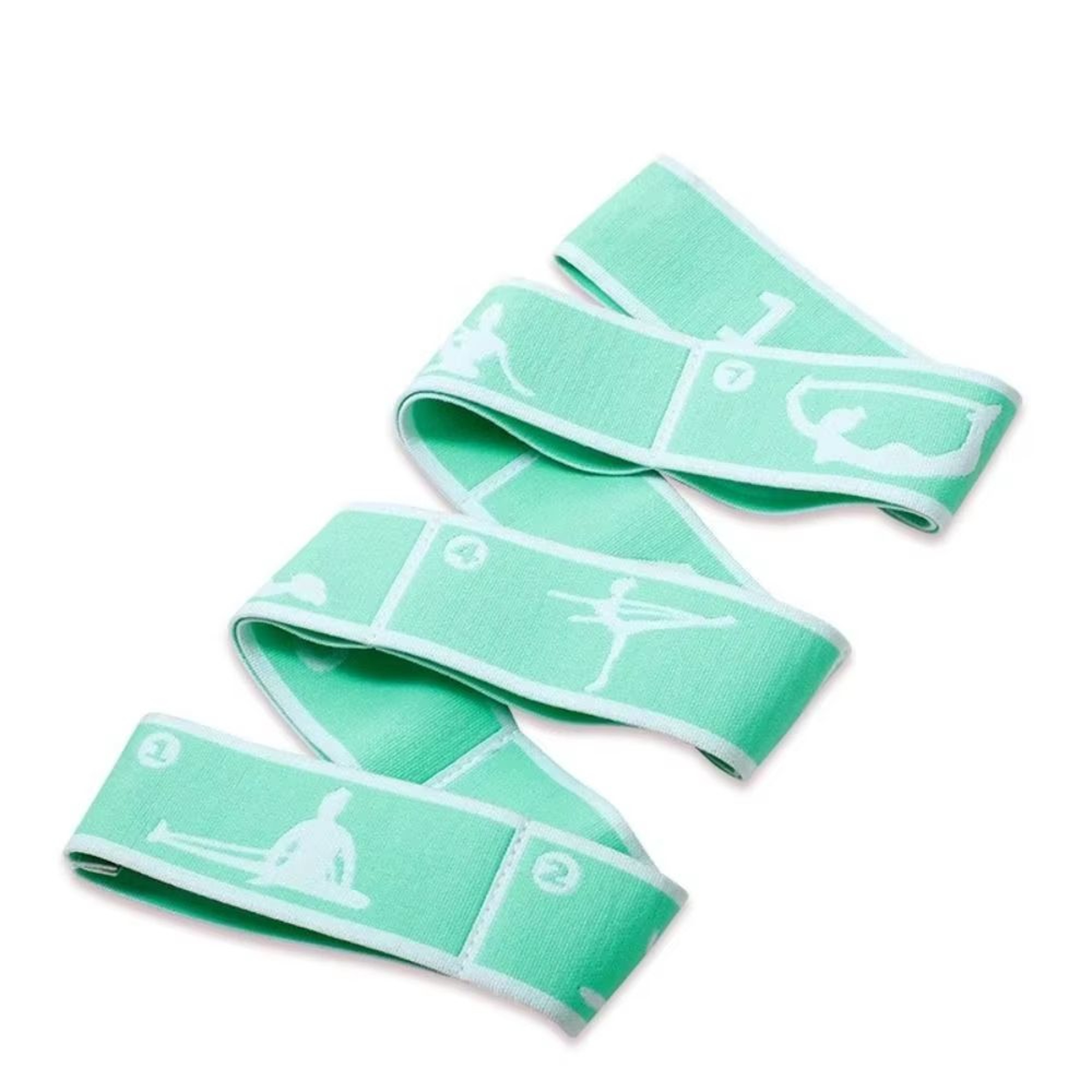 Elastic Yoga Stretching Belt  Resistance Band 66ft Pilates Pull Strap For Flexibility 4
