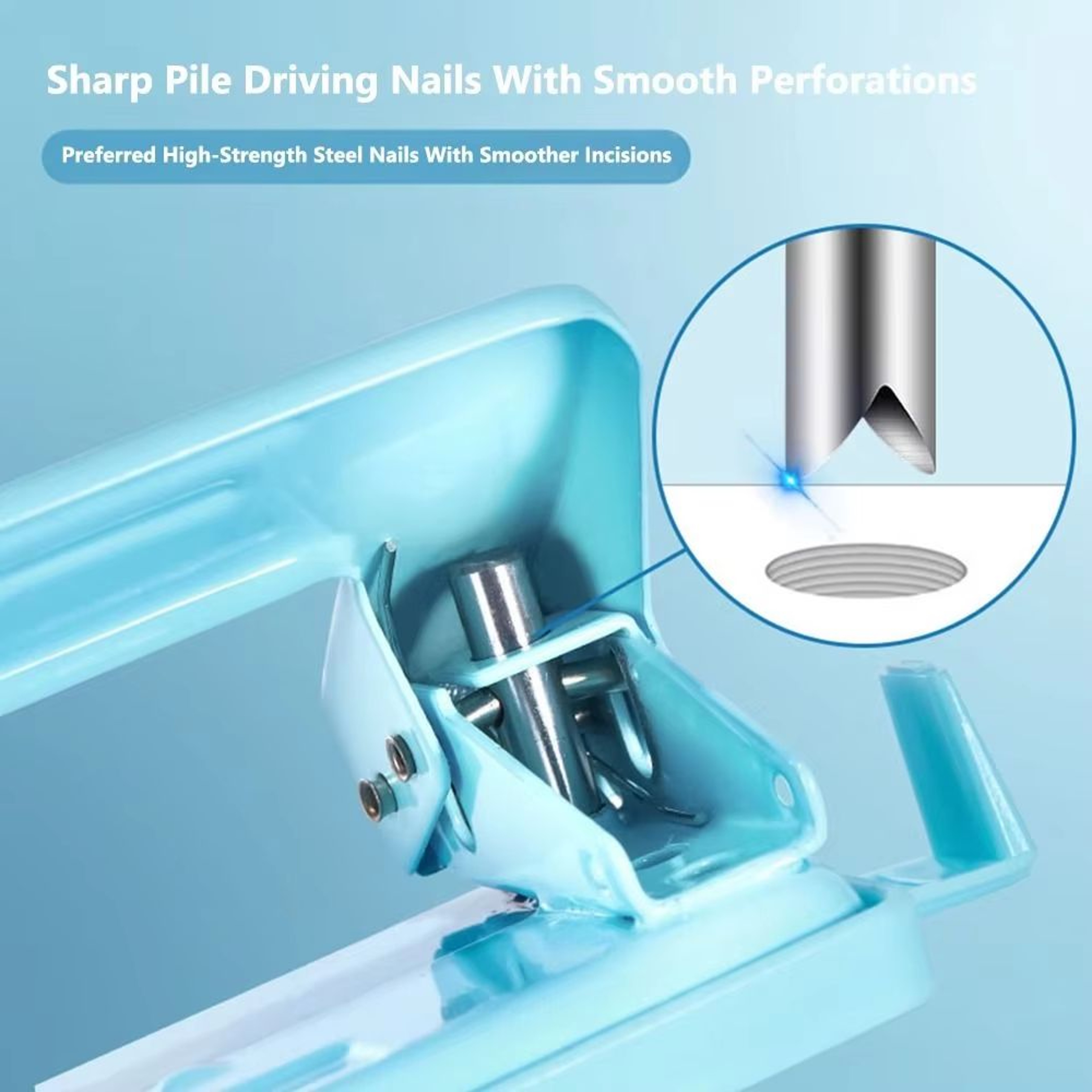 Metal DoubleHole Punch Tool Rotary Binding Cutter For DIY Crafts  Office 4
