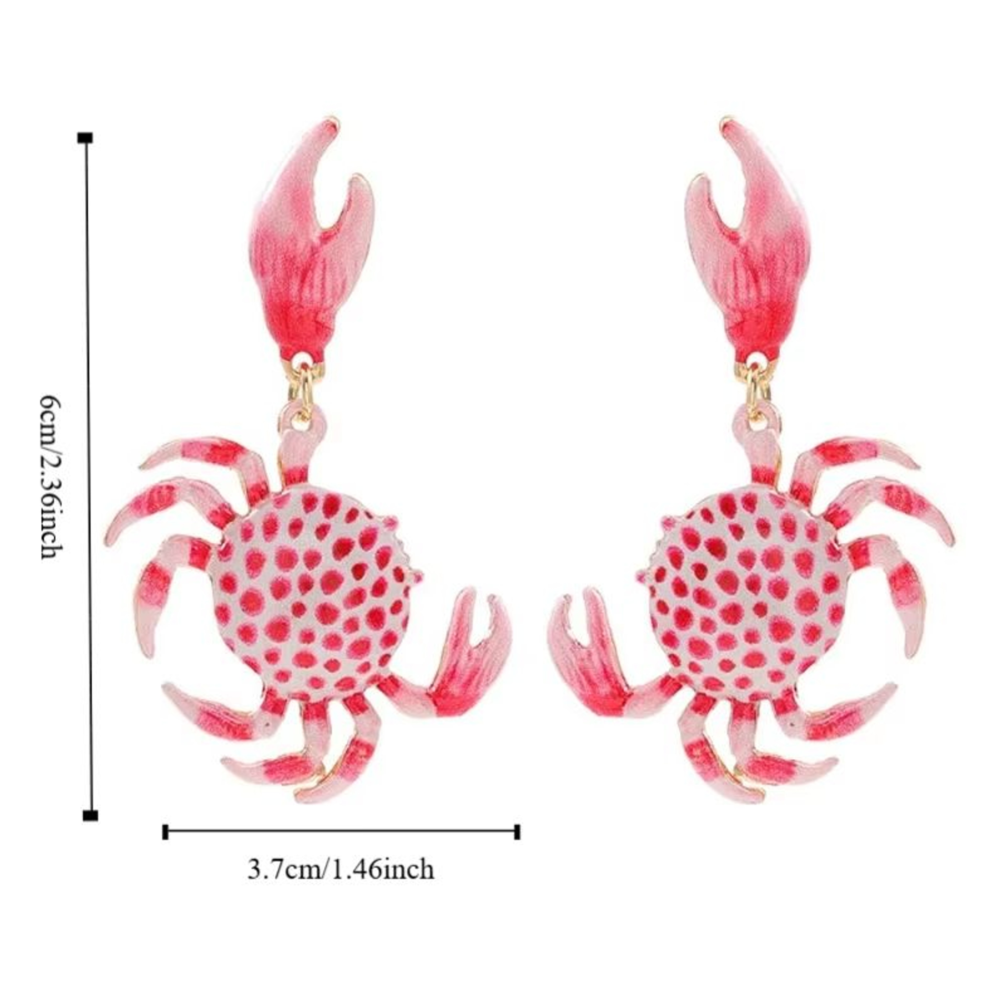 Playful Crab Earrings For Everyday Style Cute Animal Fashion Jewelry 5