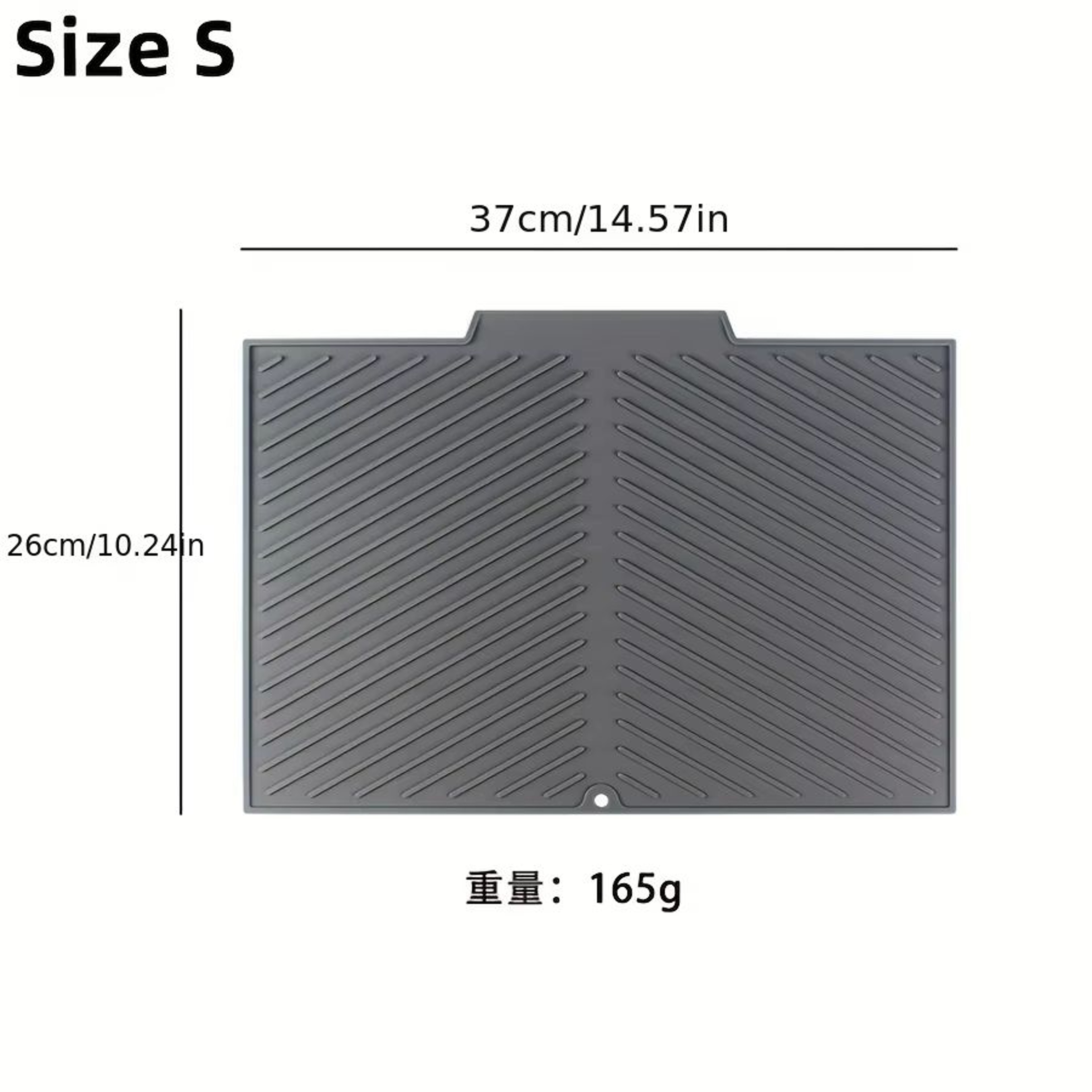 Silicone Draining  Storage Pad With Slope Drainage And NonSlip Surface 7