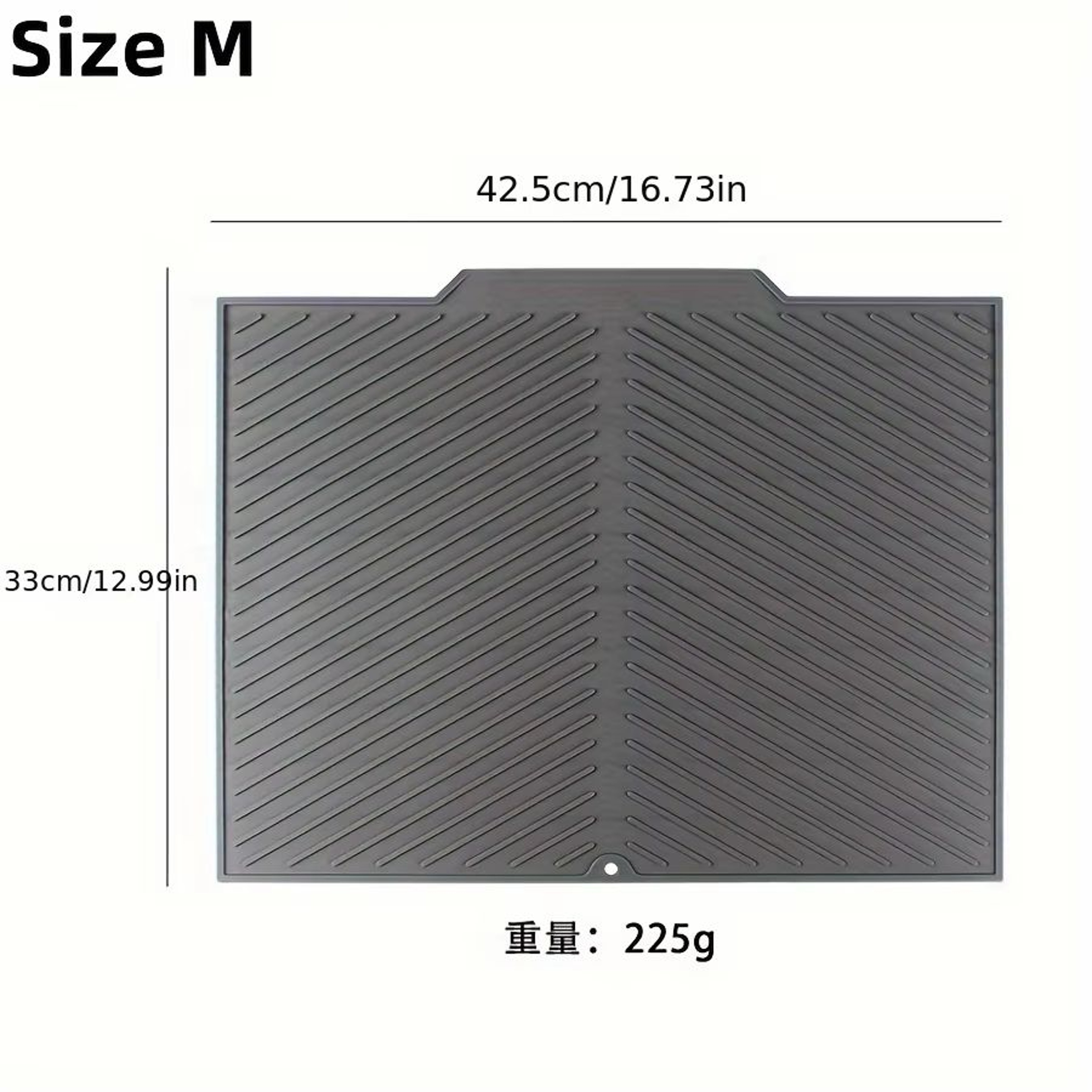 Silicone Draining  Storage Pad With Slope Drainage And NonSlip Surface 8