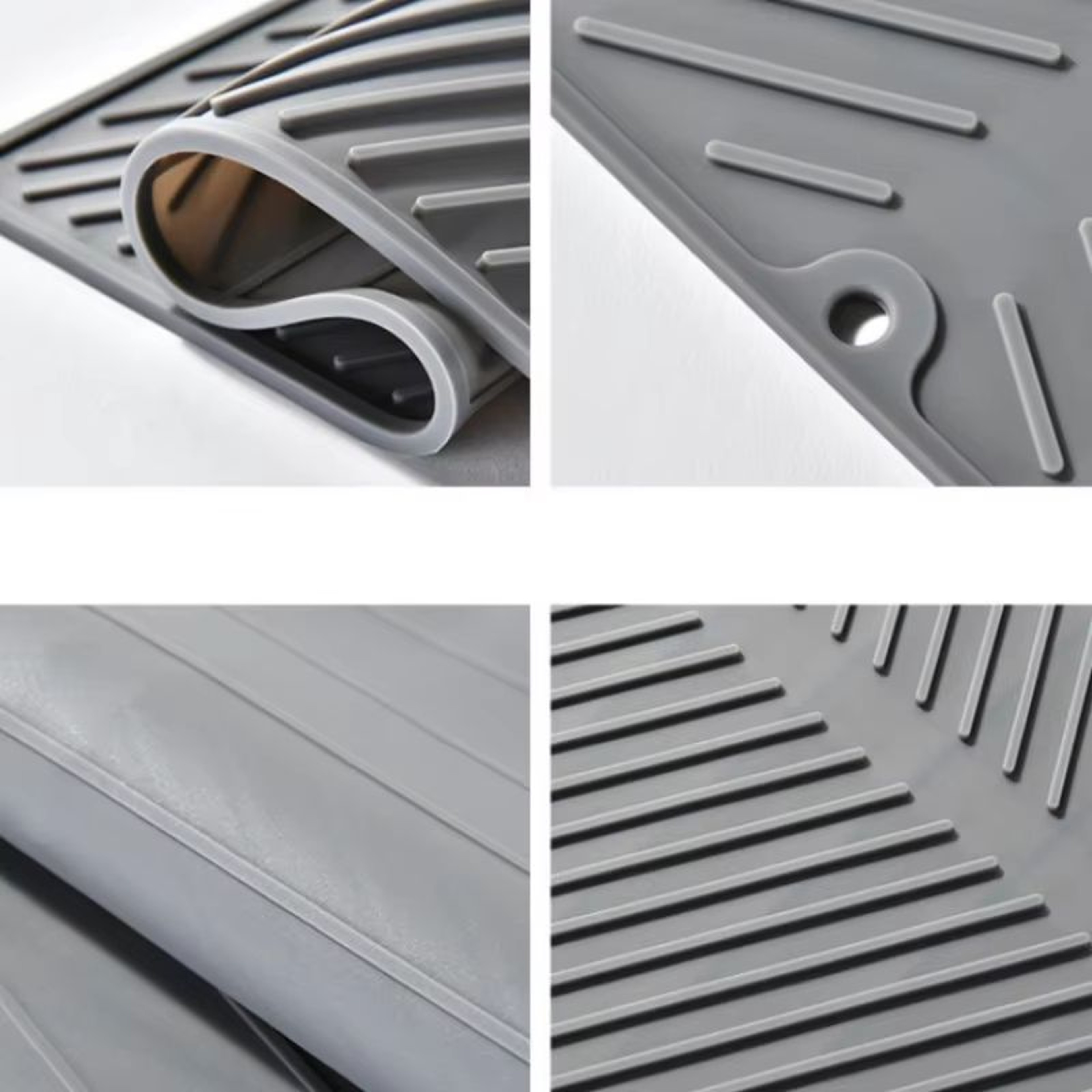Silicone Draining And Heat Insulation Mat For Kitchen And Bathroom 4