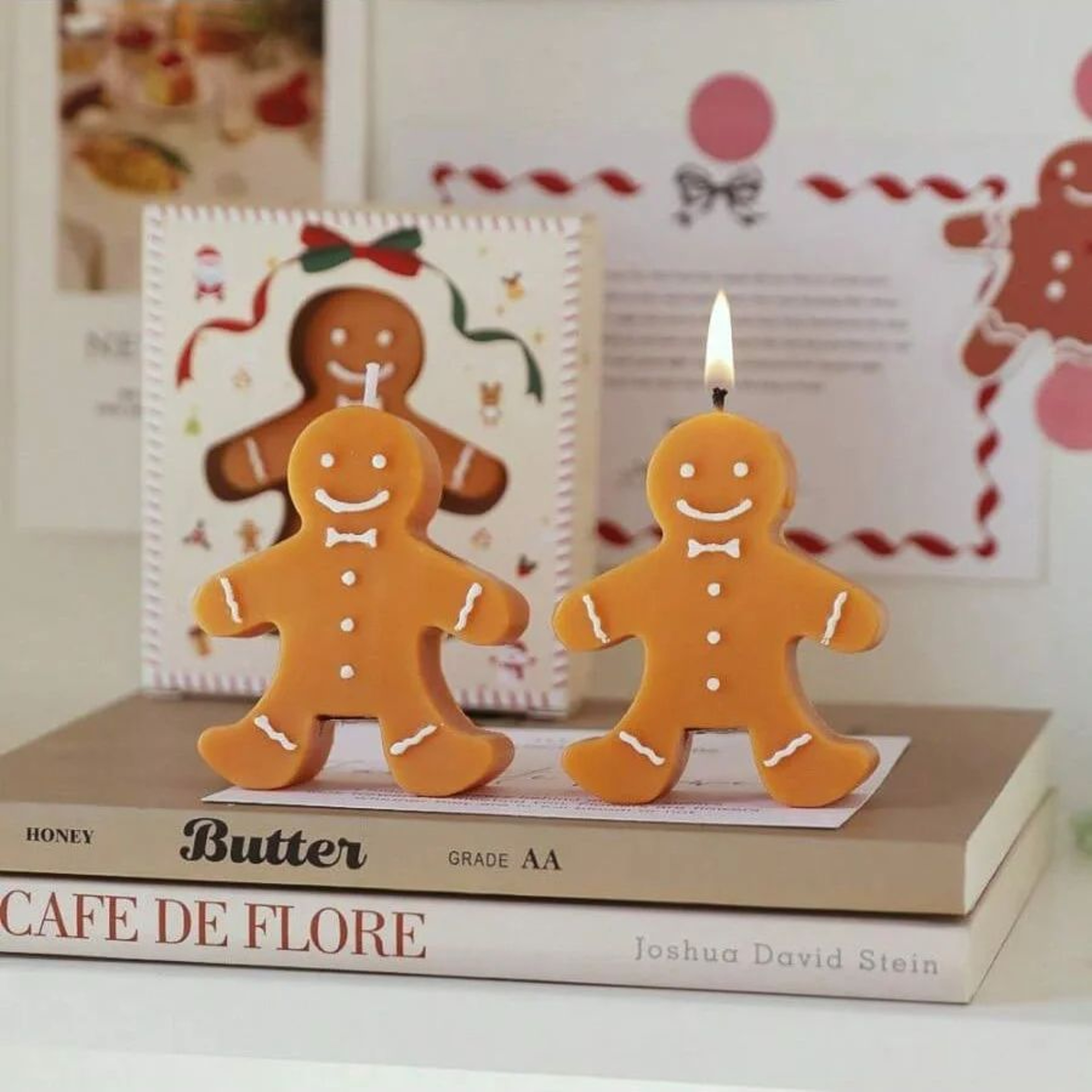 Gingerbread Man Christmas Aromatherapy Fragrance Candle 3