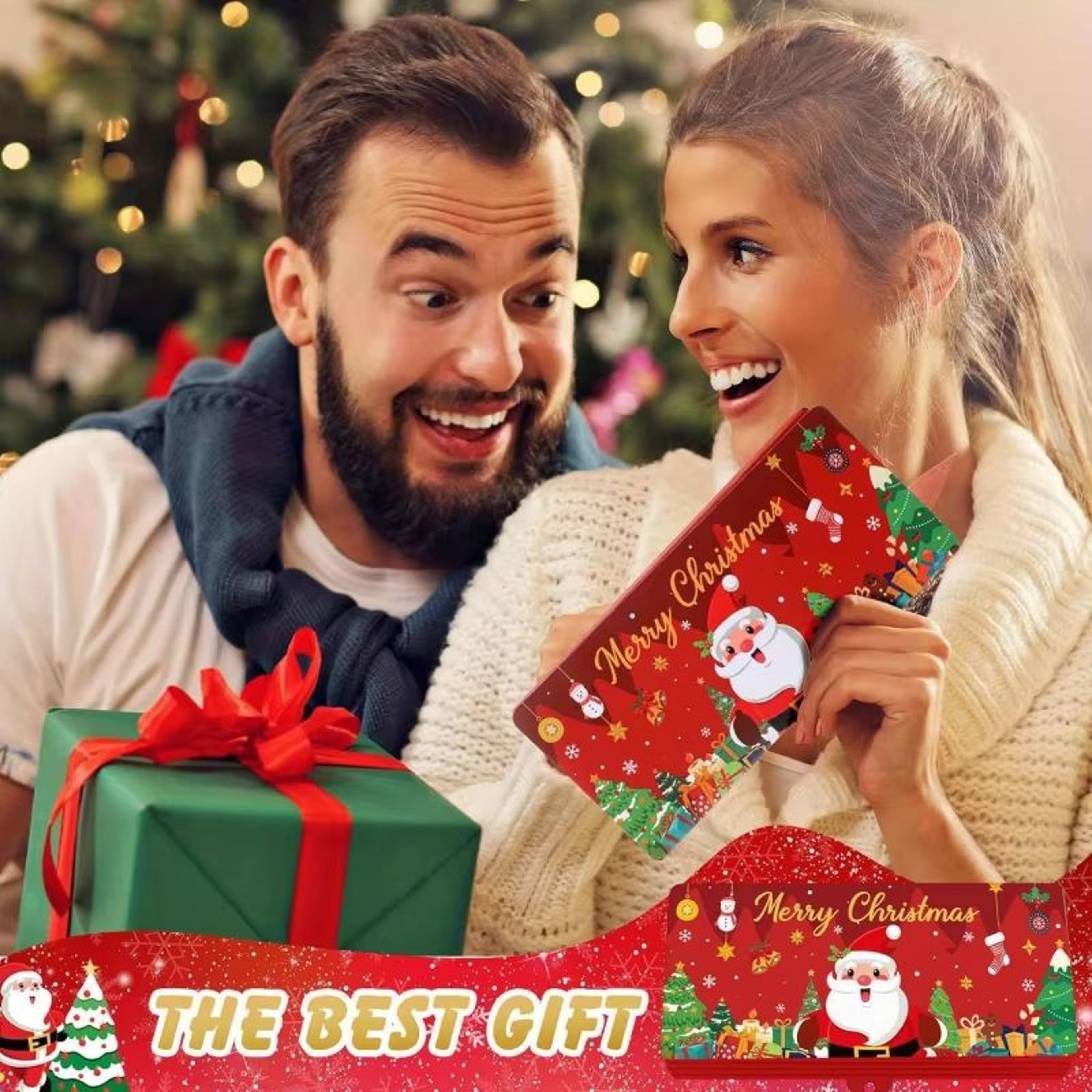 Christmas Red Envelope Money  Gift Card Holder  Festive Wallet 4