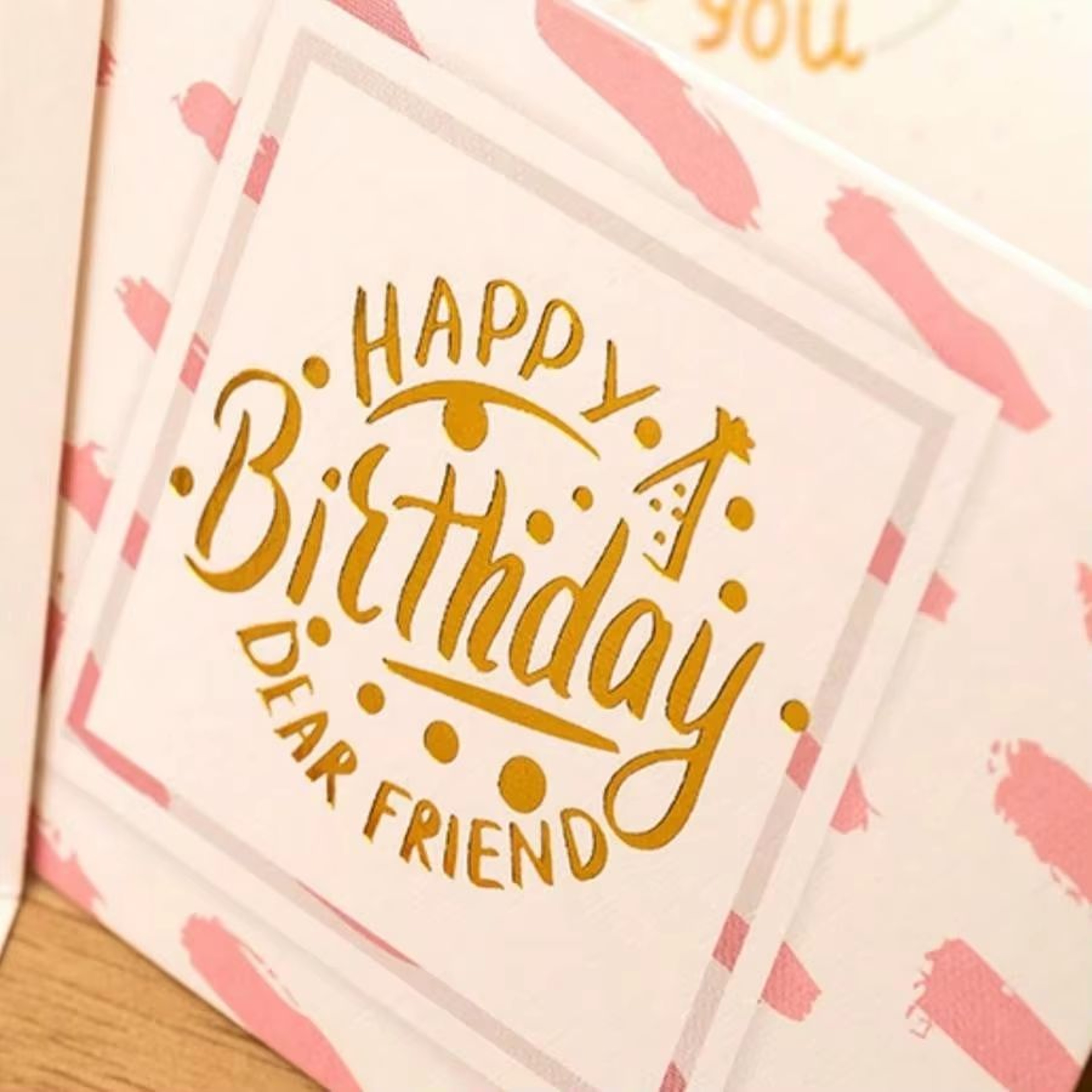 10Piece Happy Birthday Greeting Cards Random Styles Folded Party Message Cards 4