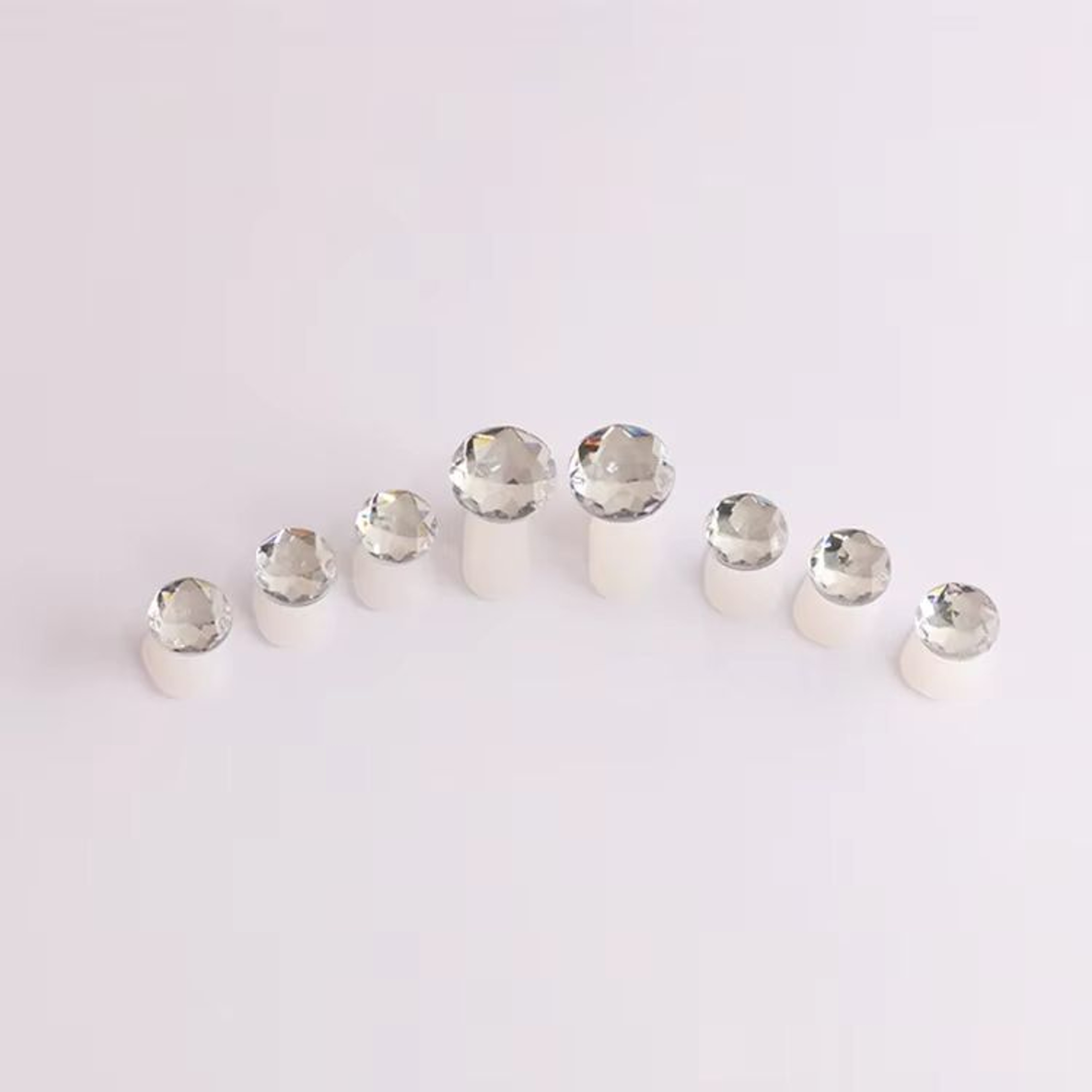 8Piece Silicone Pearl  Diamond Toe Separators For Manicure And Pedicure 7