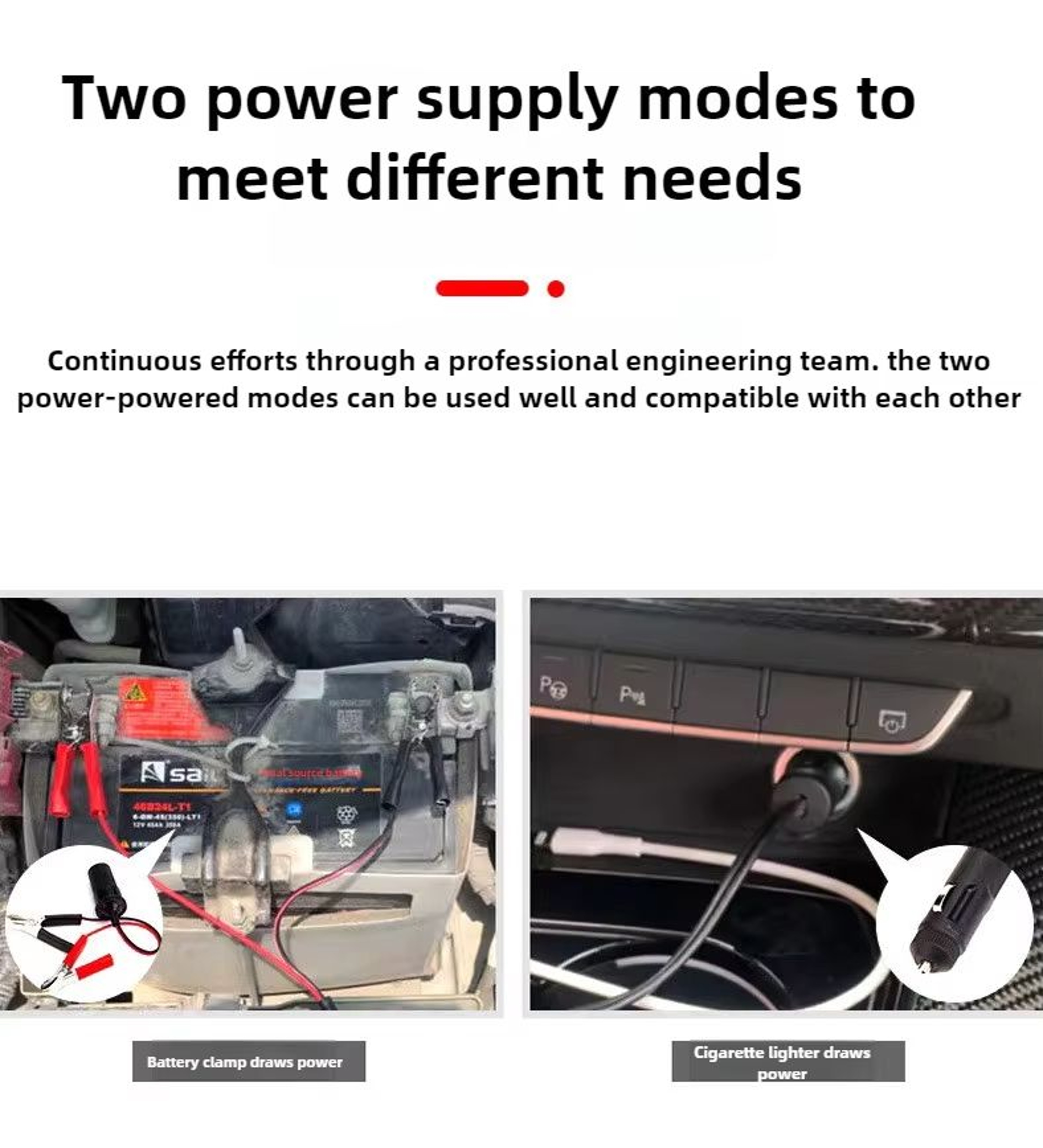 12V 120W Dual Cylinder Car Tire Inflator Portable Air Pump With LED Light And Auto ShutOff 5