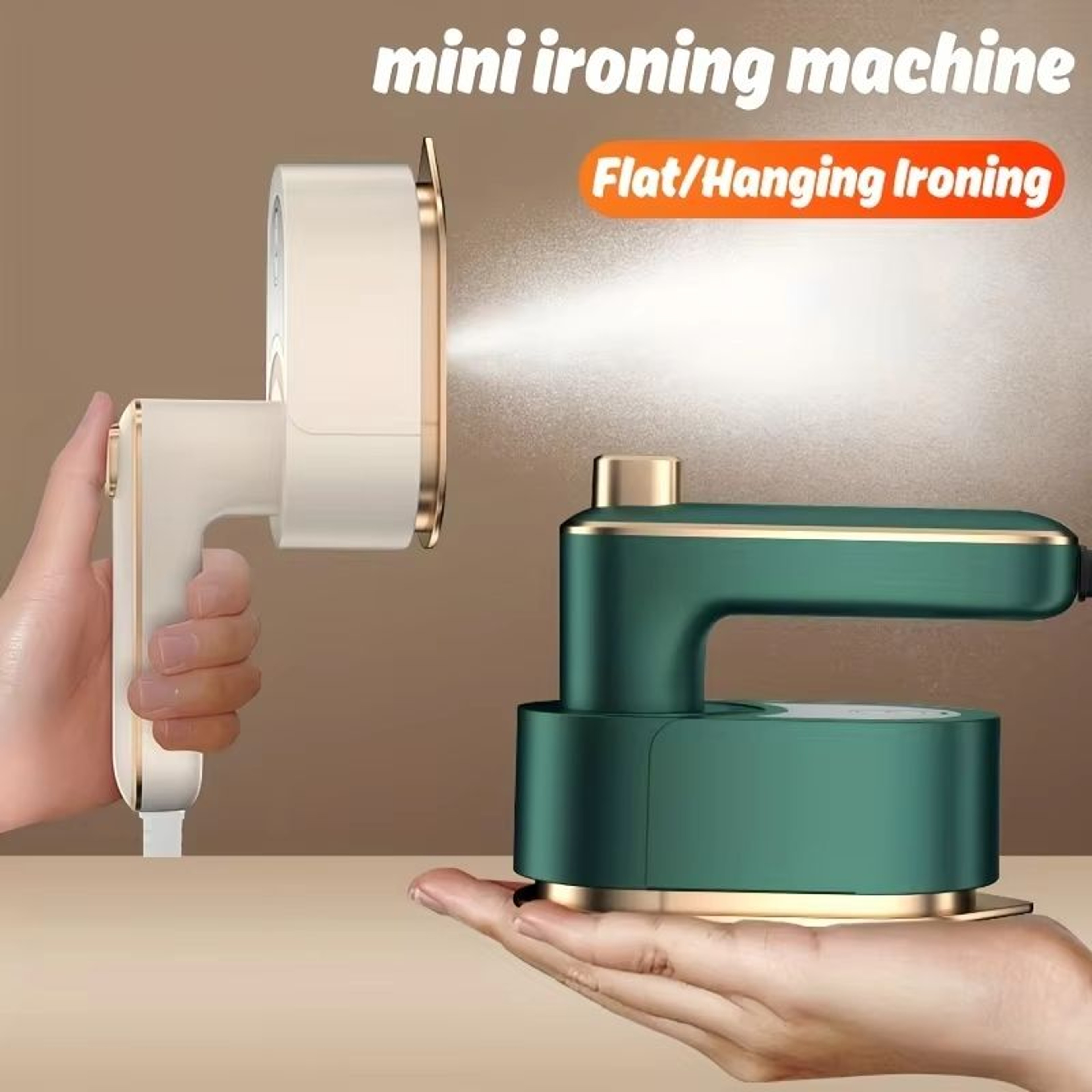 Mini Travel Steam Iron 338 Fl Oz Handheld Garment Steamer Portable Wrinkle Remover With Stainless S 0