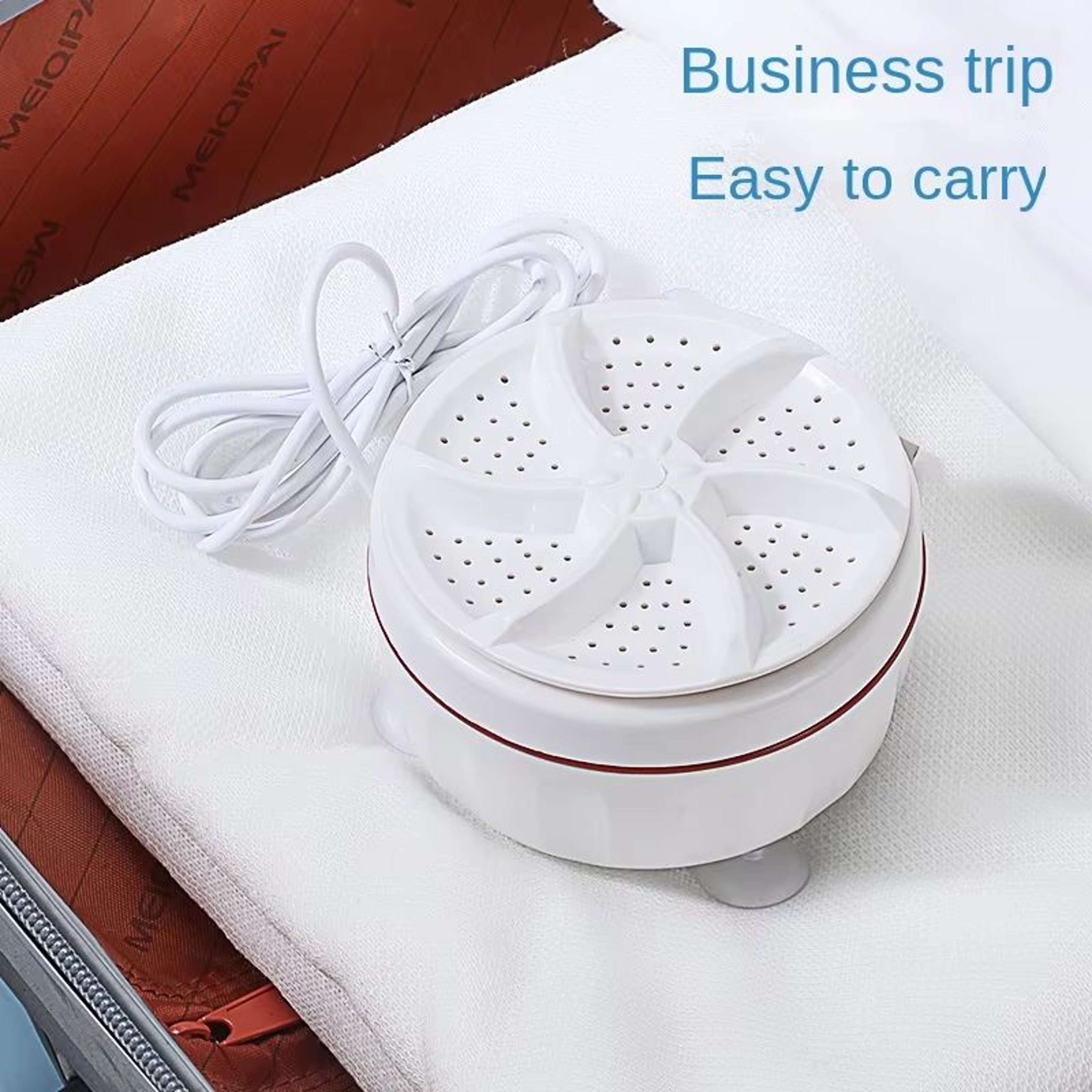 USB Portable Mini Washing Machine Turbine Washer For Travel And Business Trips 4