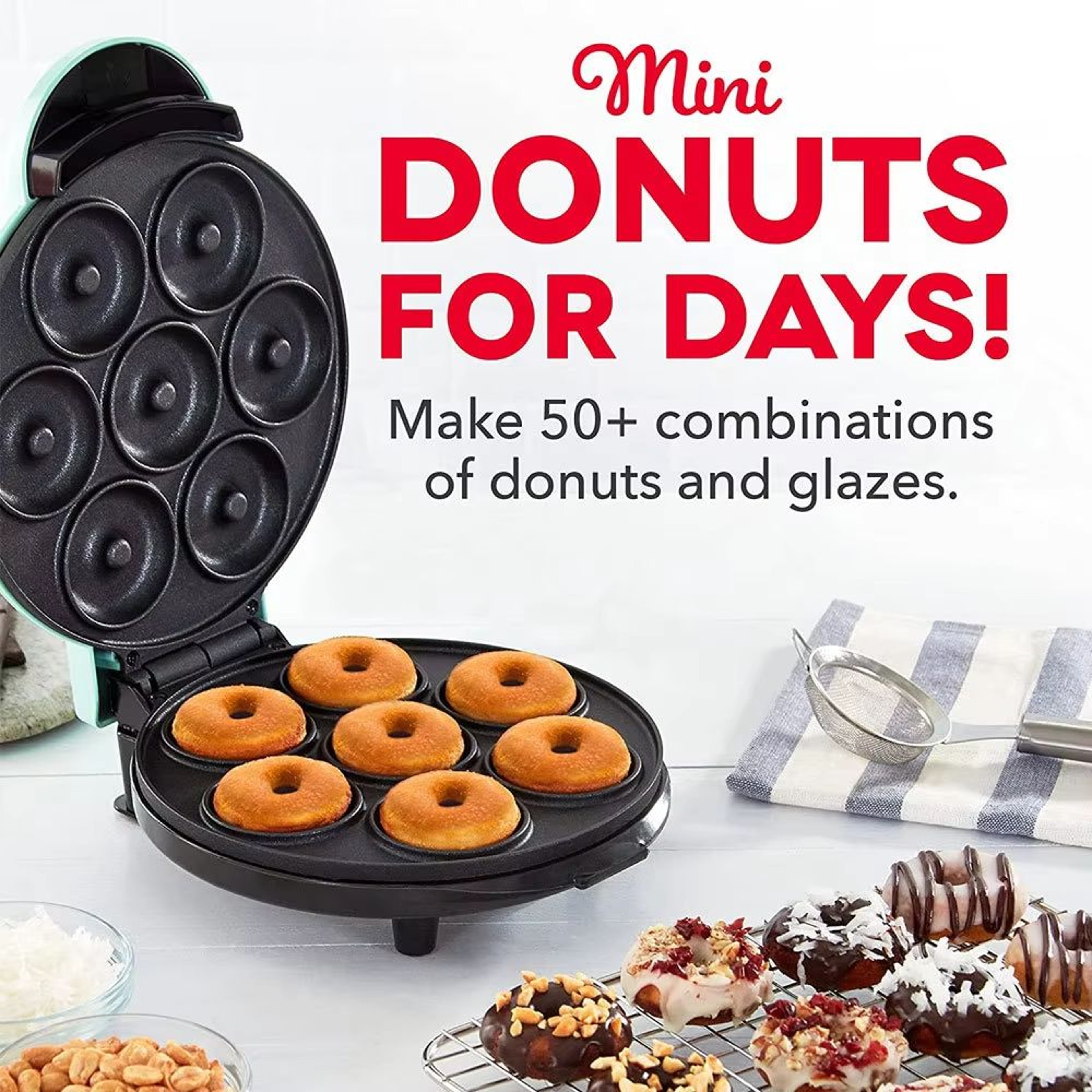 HighPower 1200W Electric Donut And Breakfast Baking Machine 2