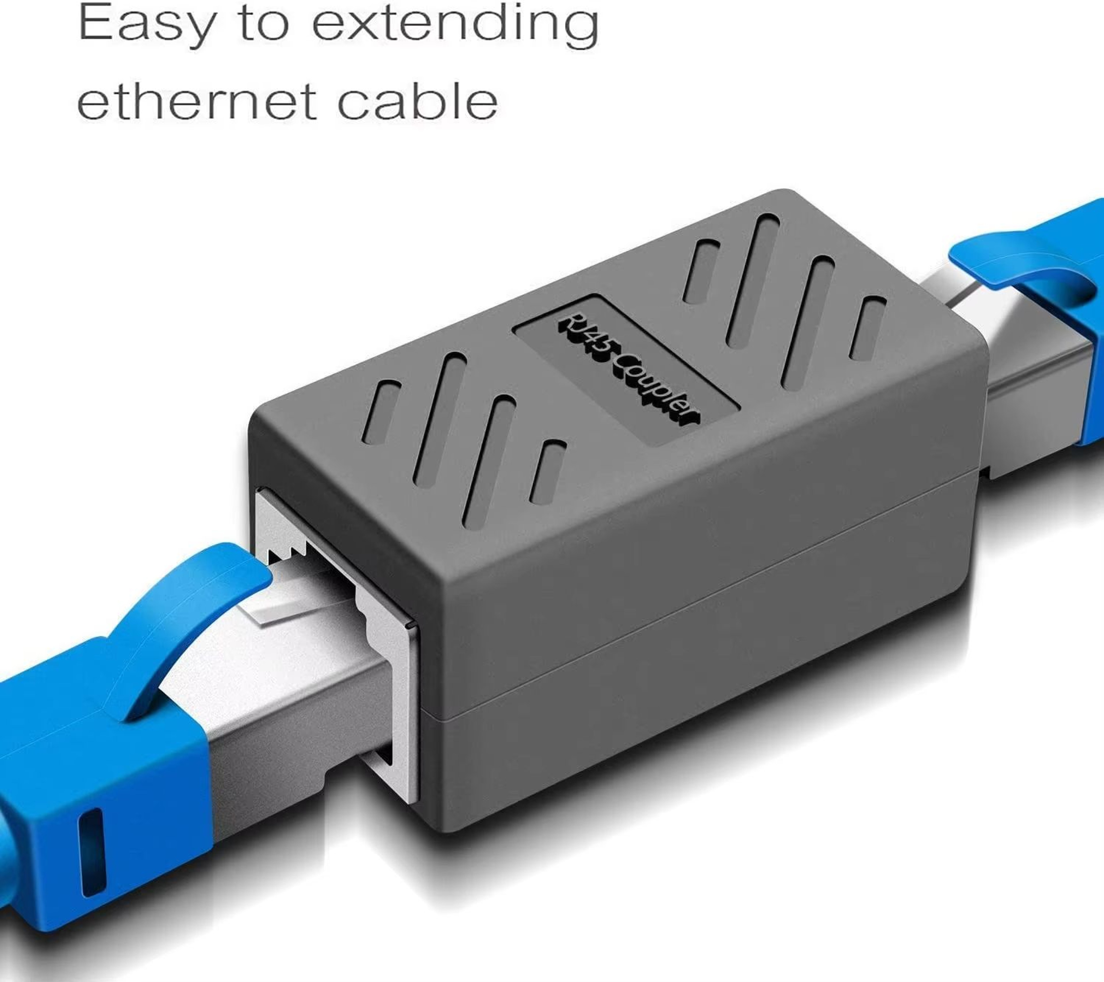 Ethernet RJ45 FemaletoFemale Coupler Connector For Cat5Cat8 Cable Extender 3