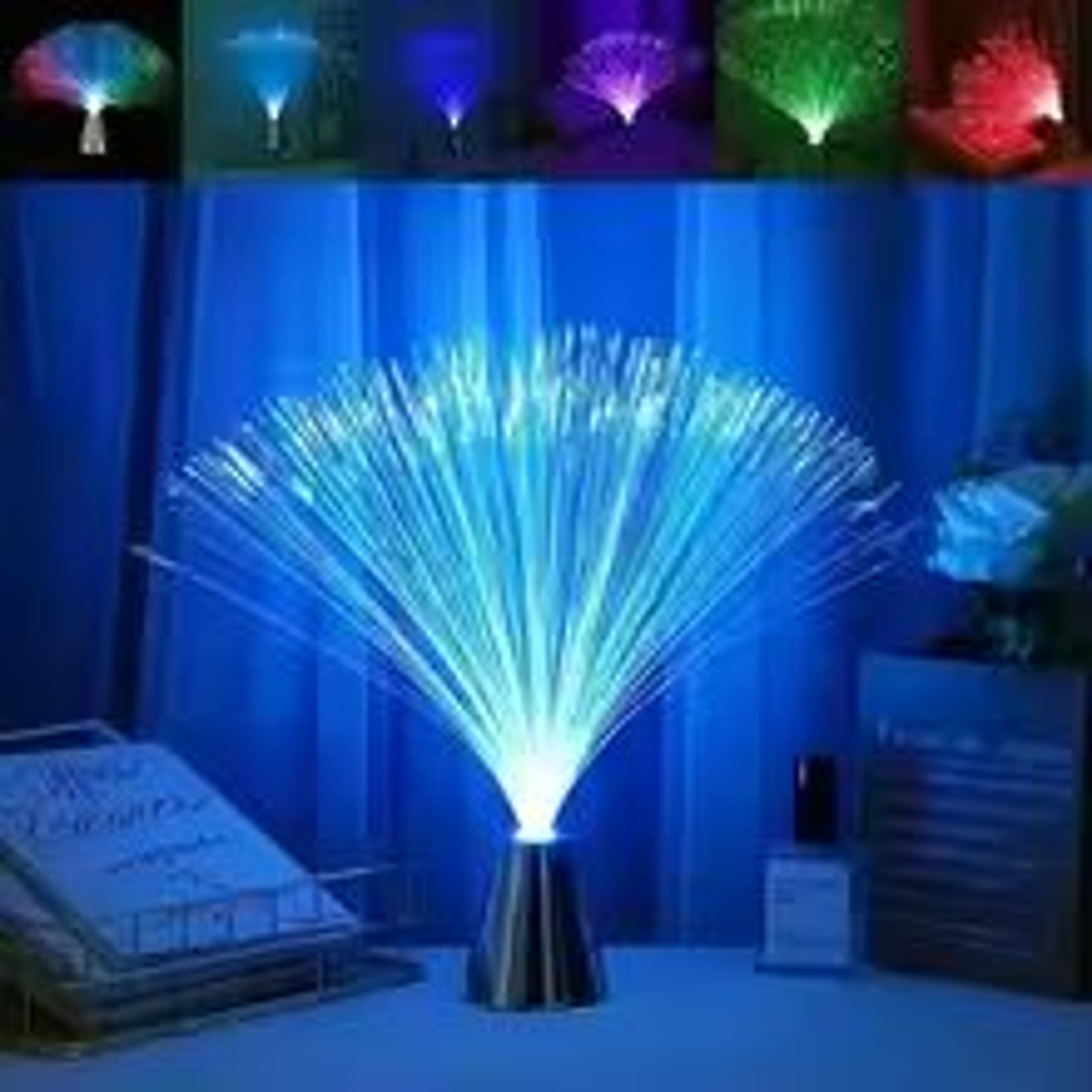 7Color LED Fiber Optic Star Sky Night Lamp For Home Decor And Party Centerpiece 1