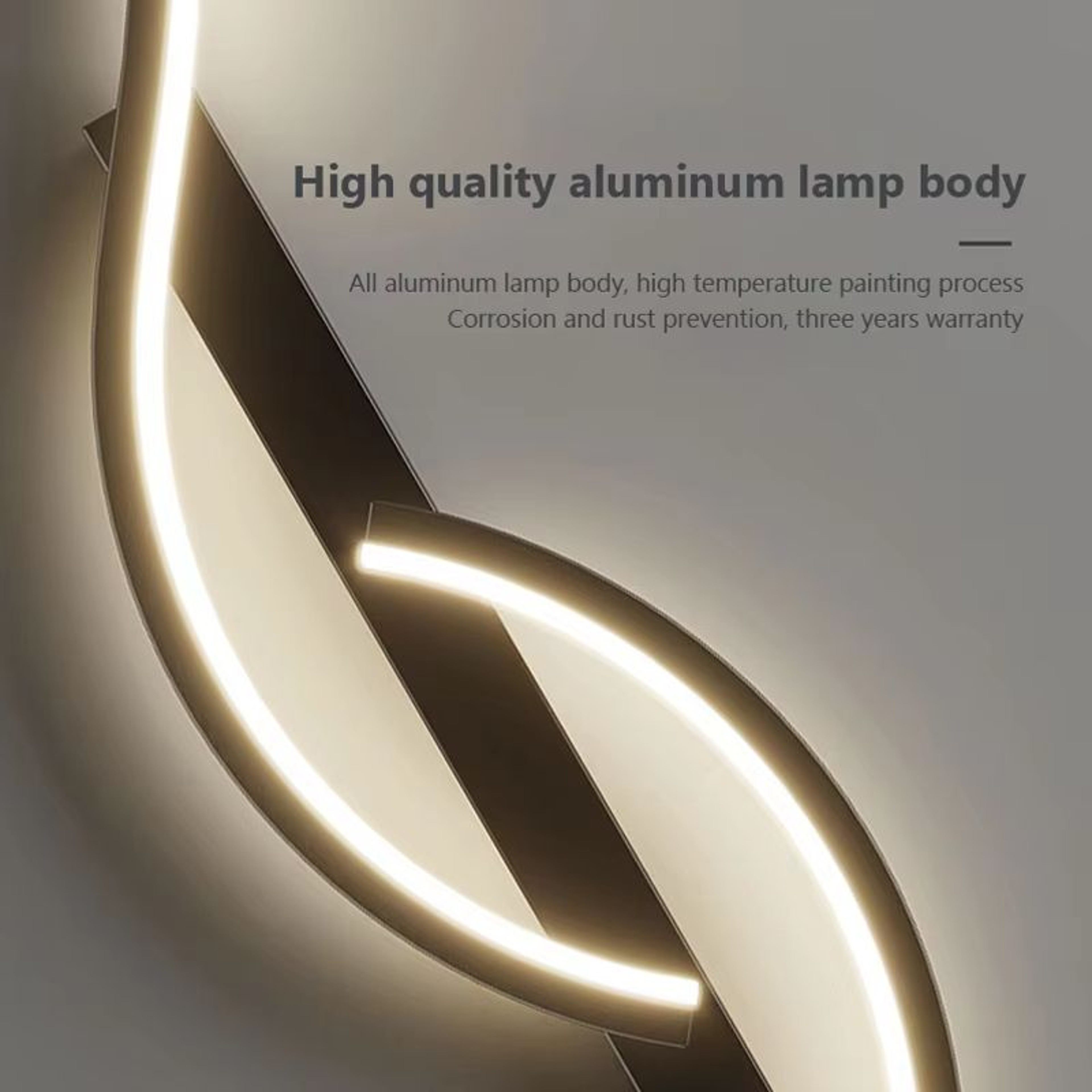 Minimalist LED Wall Lamp Long Strip Indoor Lighting Fixture For Bedroom And Living Room 4