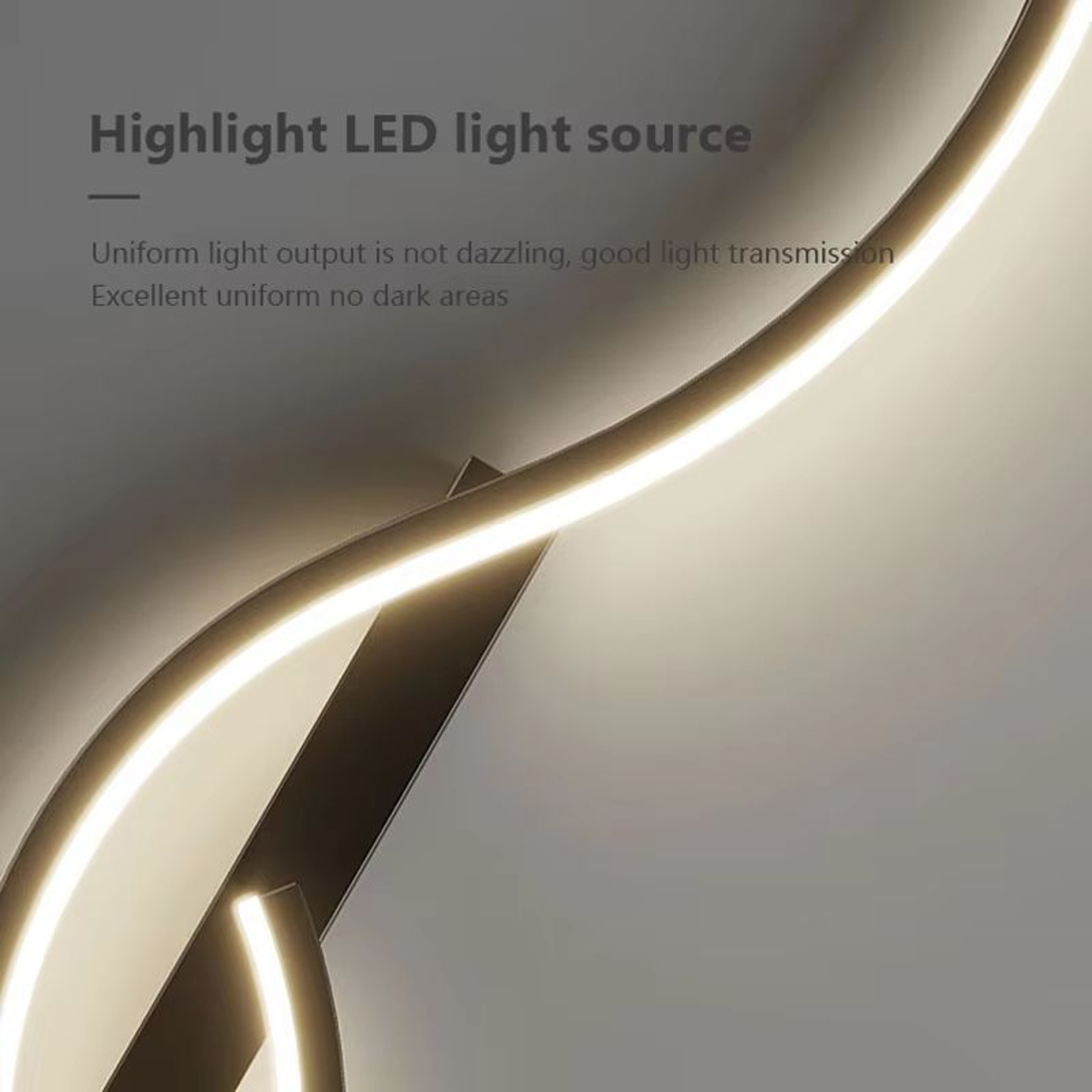 Minimalist LED Wall Lamp Long Strip Indoor Lighting Fixture For Bedroom And Living Room 5