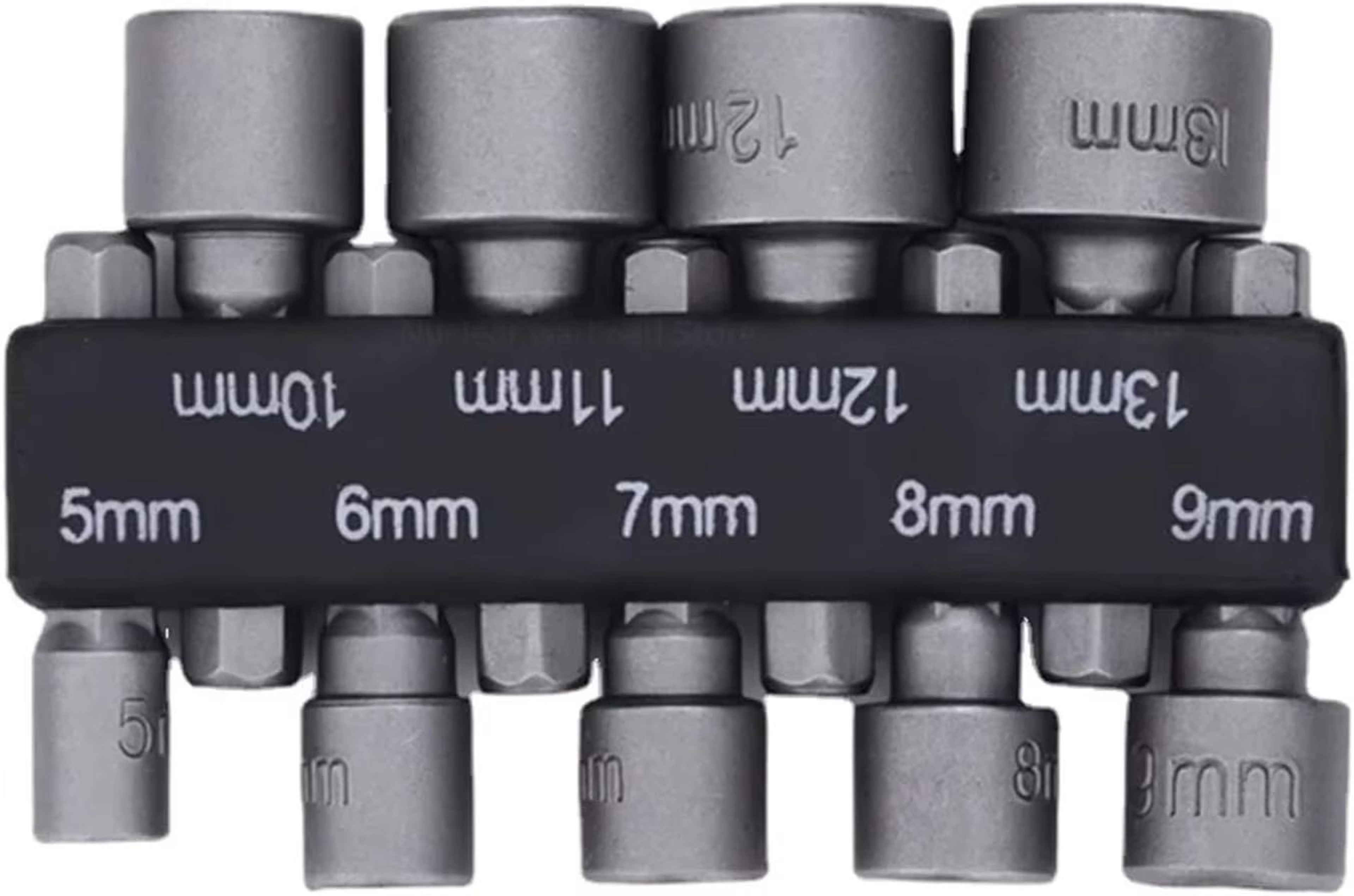9Piece Hex Nut Driver And Socket Bit Set 5mm13mm For Screwdrivers And Wrenches 6