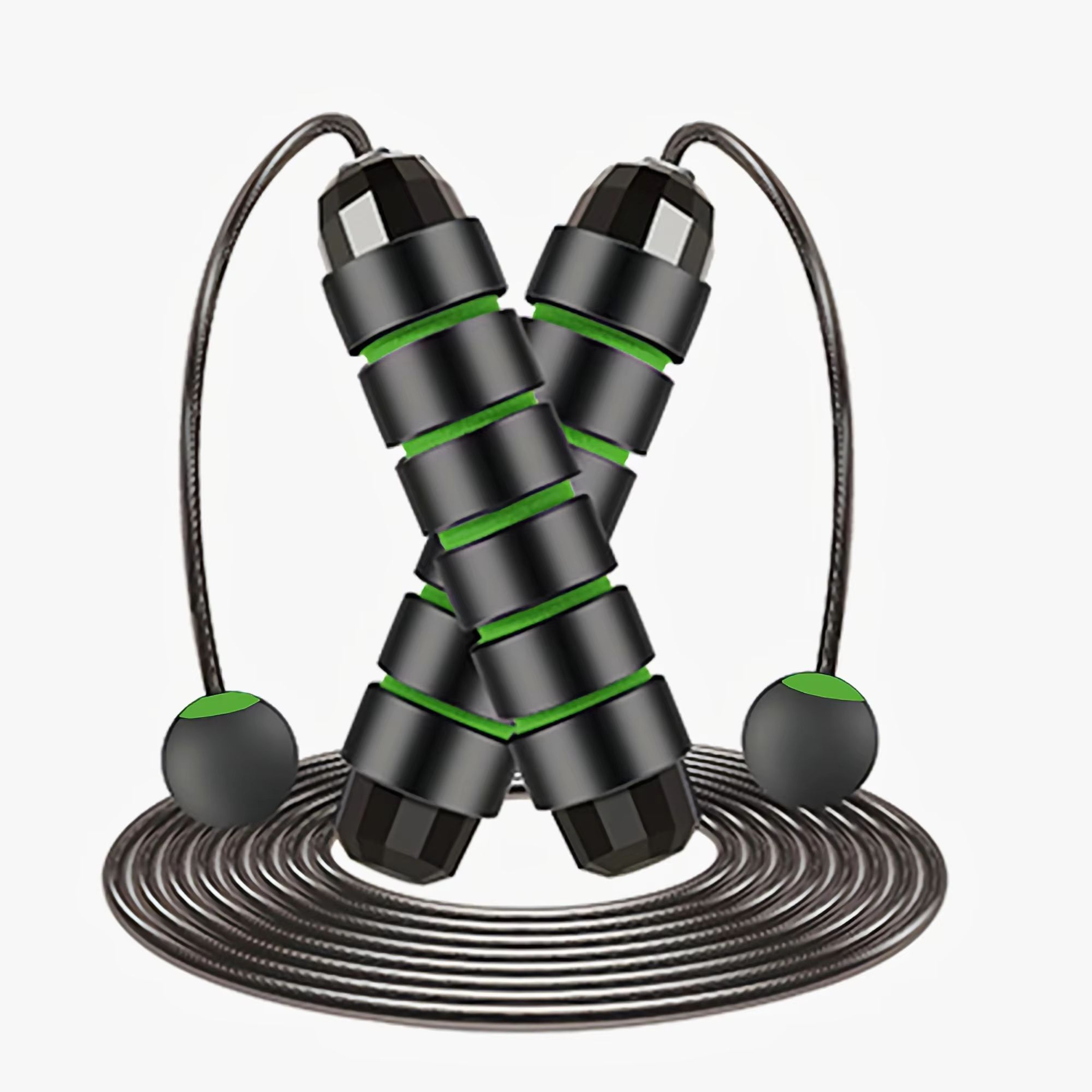 Adjustable Ball Bearing Speed Wire Jump Rope With Foam Handles For Fitness 14