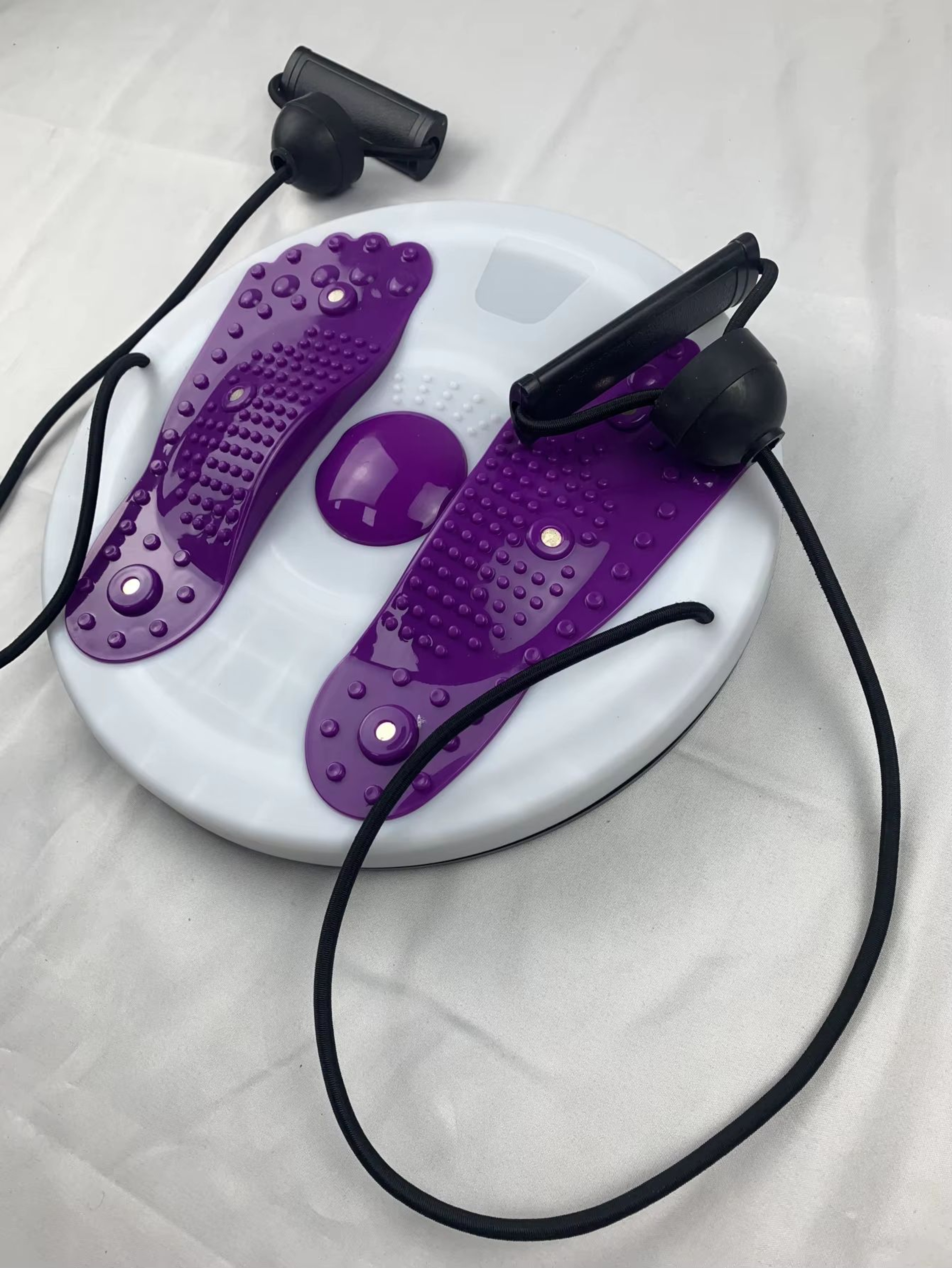 Portable Magnetic Waist Twisting Disc With Foot Massage For Core Fitness 3