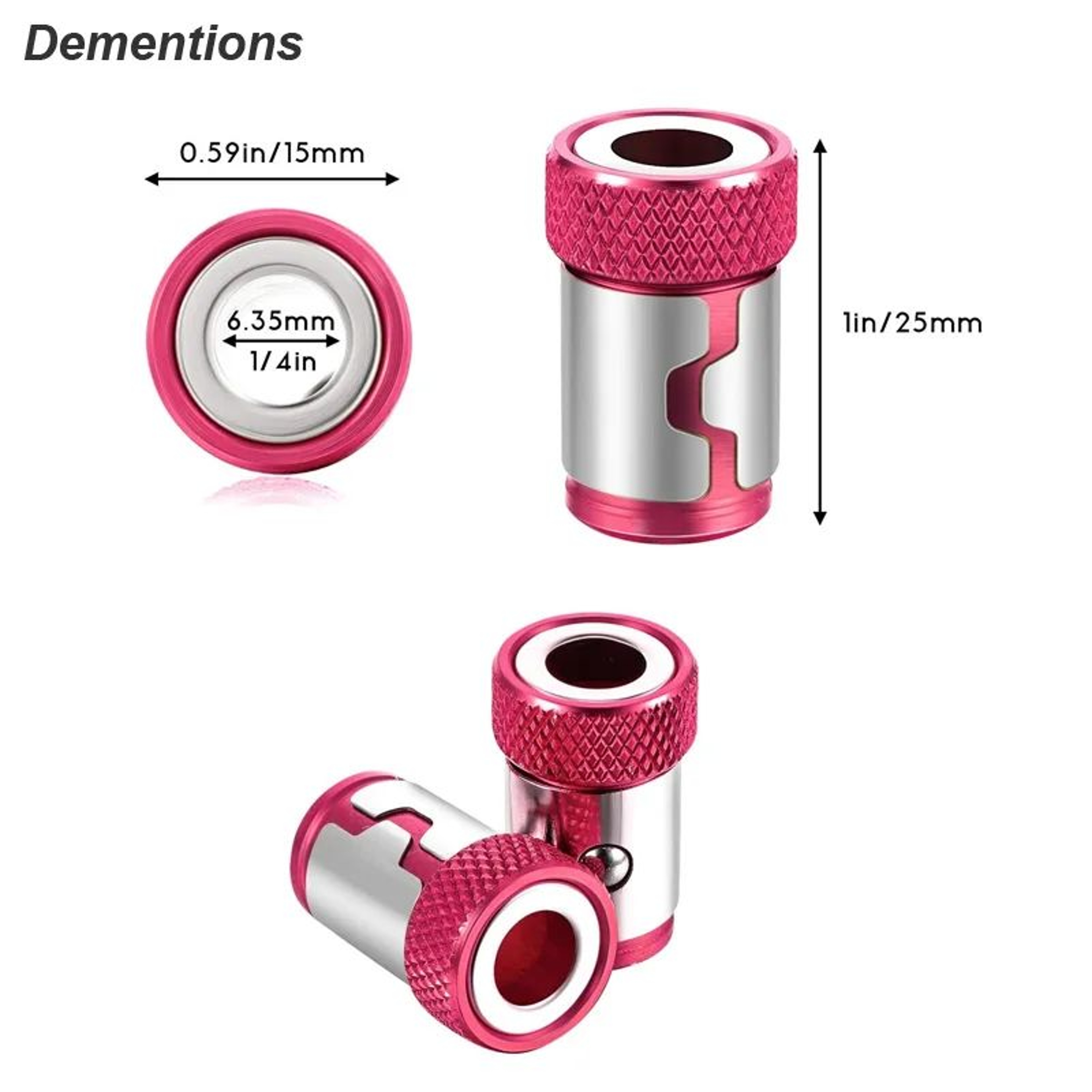 Magnetic Ring 14 Screwdriver Bit Holder Adapter For Phillips And Power Tools 1