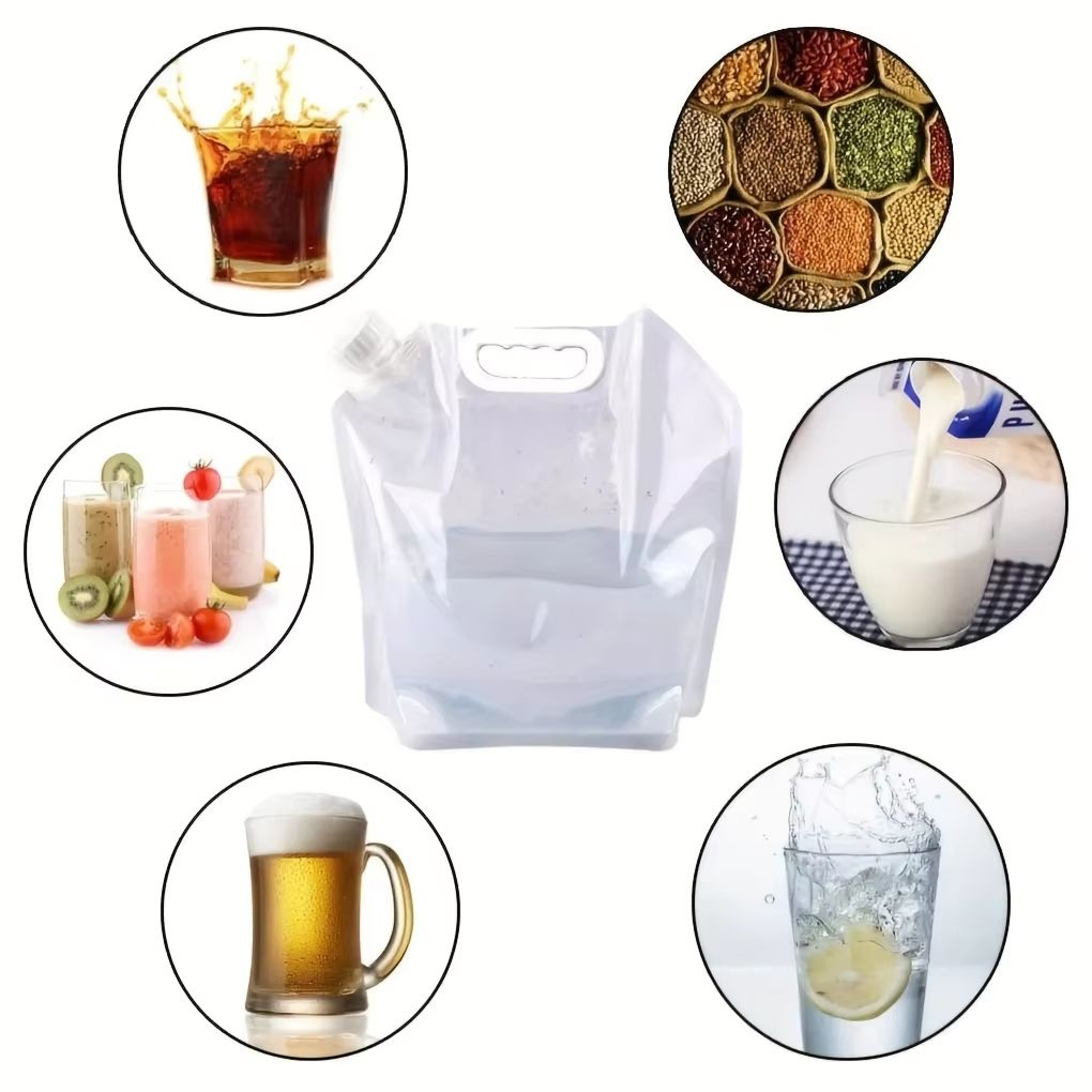 5L10L Collapsible Water Container For Camping Hiking And Emergency Storage 1