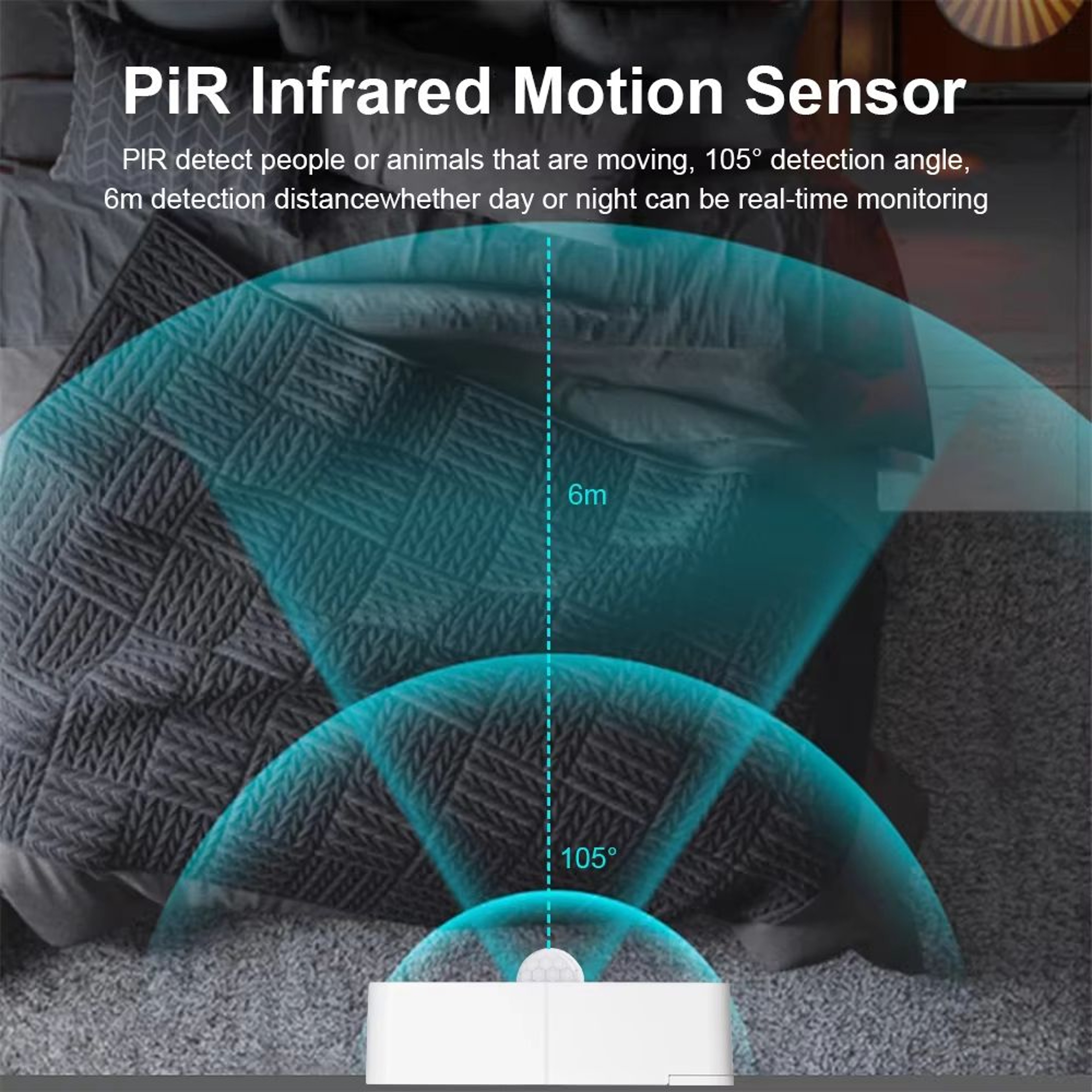 Tuya Smart WiFi Or Zigbee PIR Motion Sensor For Smart Home Security And Automation 3