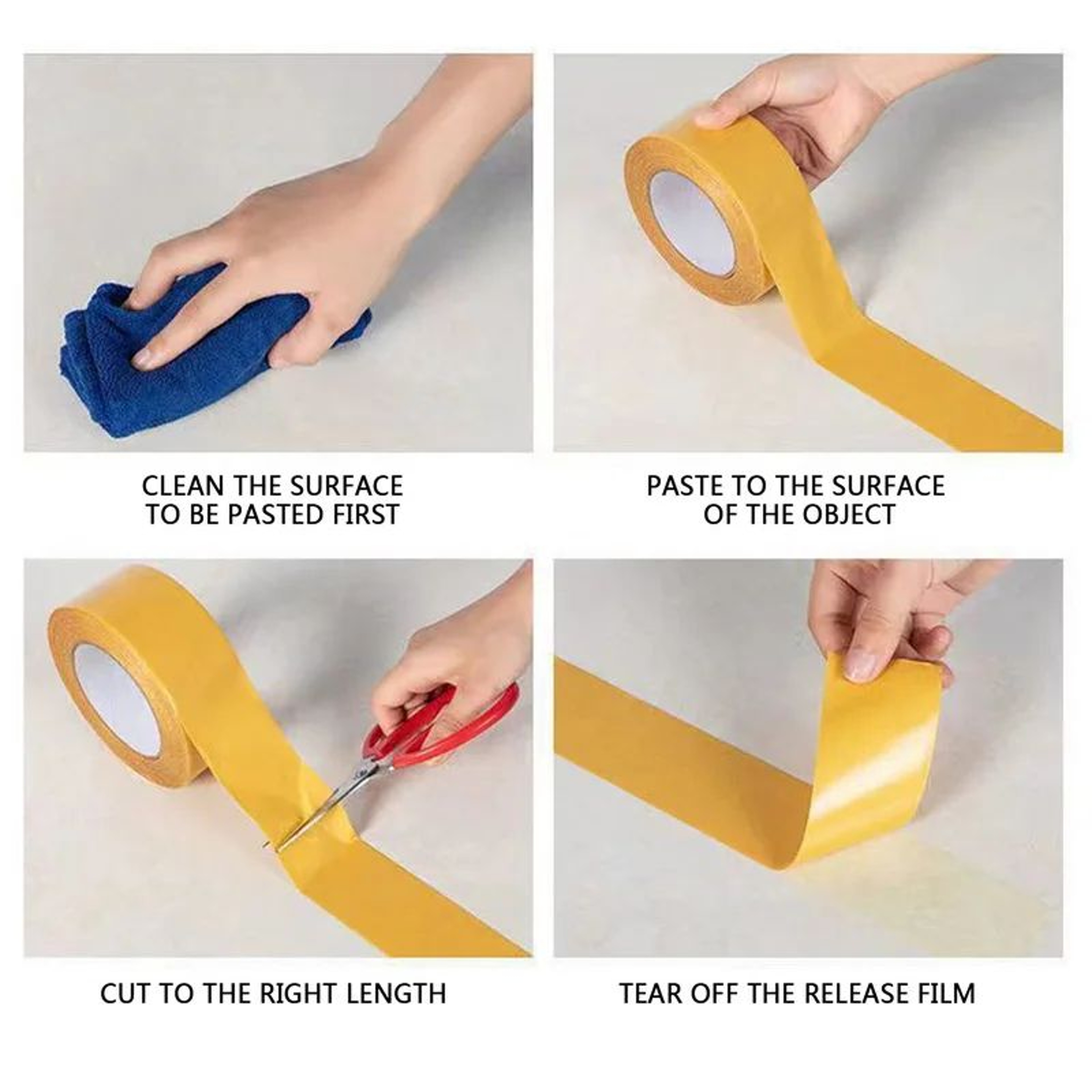 Heavy Duty Waterproof Mesh Double Sided Adhesive Fixation Tape 2