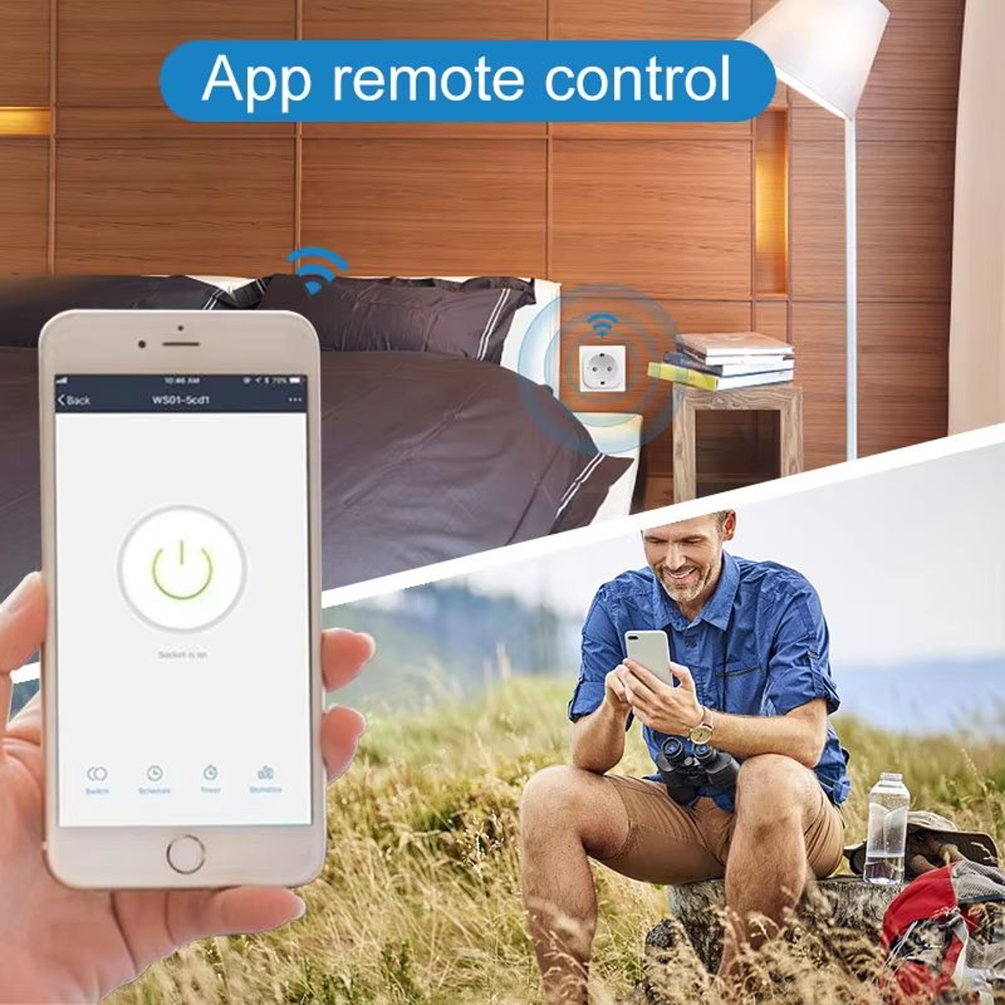 Tuya WiFi Smart Plug EU 16 A20 A With Power Monitoring Timer And App Control 4