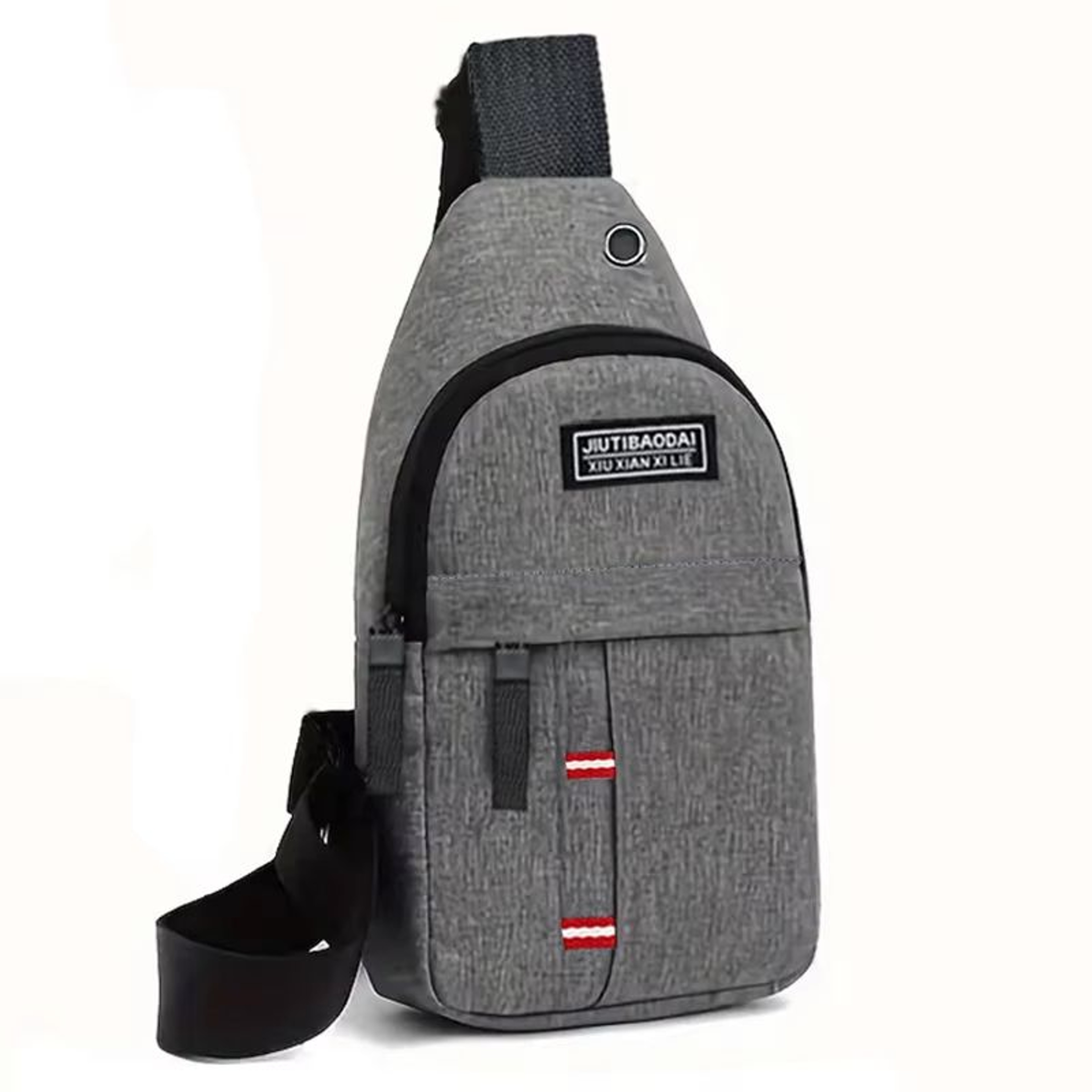 Mens Functional Travel Chest Bag Lightweight Nylon Single Shoulder Sling 3