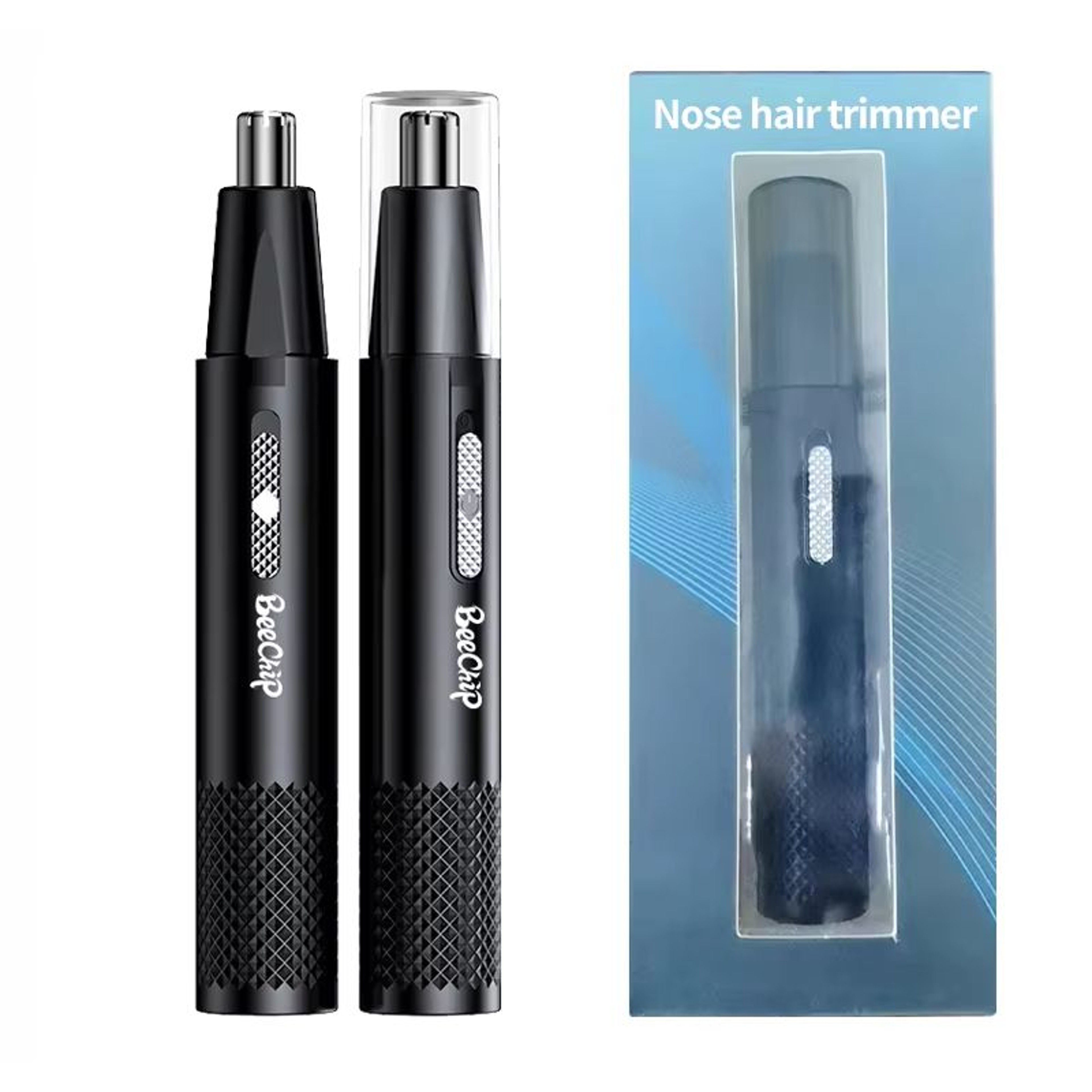 USB Rechargeable Electric Nose Hair Trimmer For Men And Women Metal Rotary Nose And Ear Groomer 5
