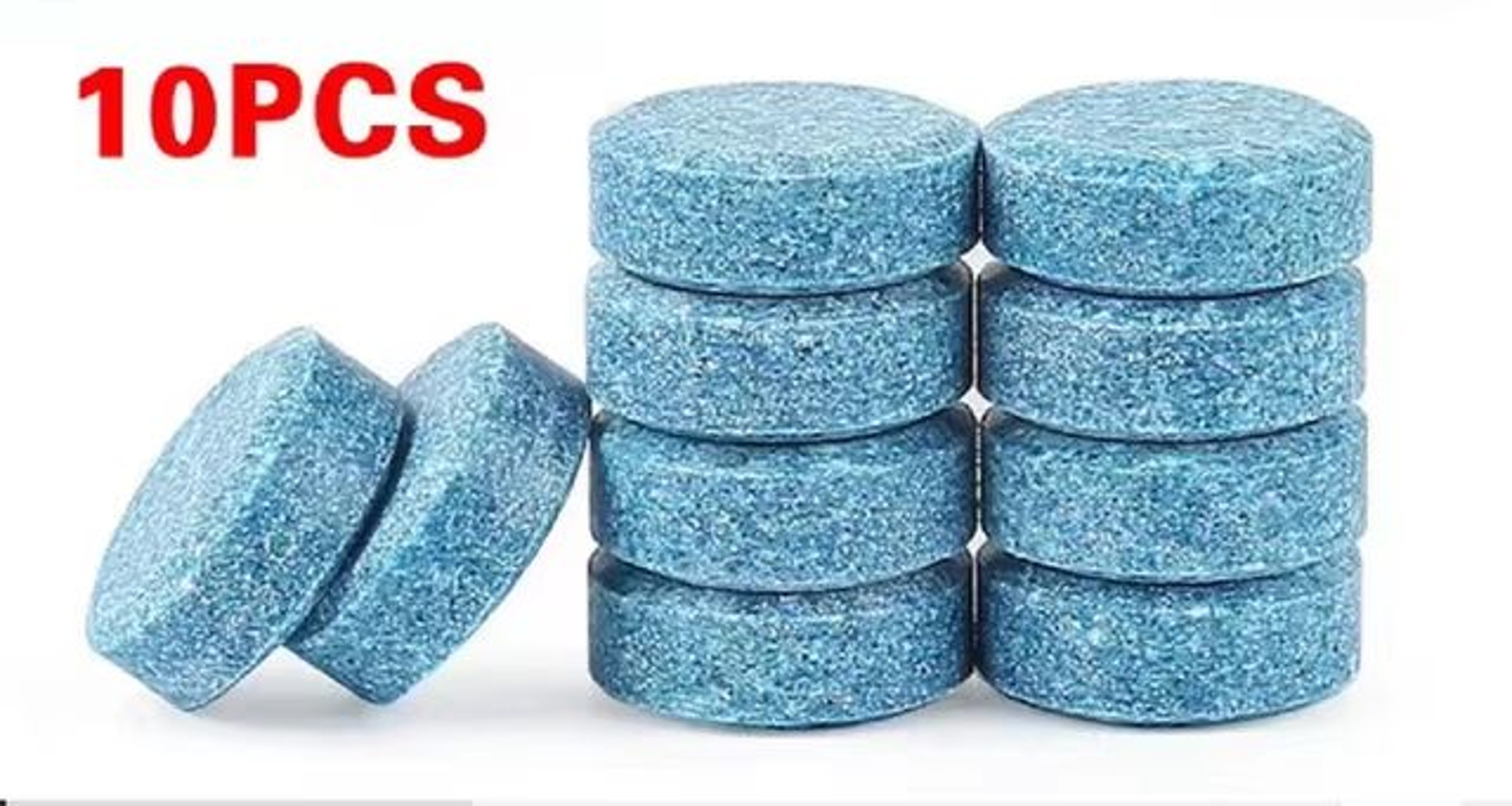Solid Effervescent Windshield Cleaner Tablets Concentrated Auto Wiper Glass Cleaner 7