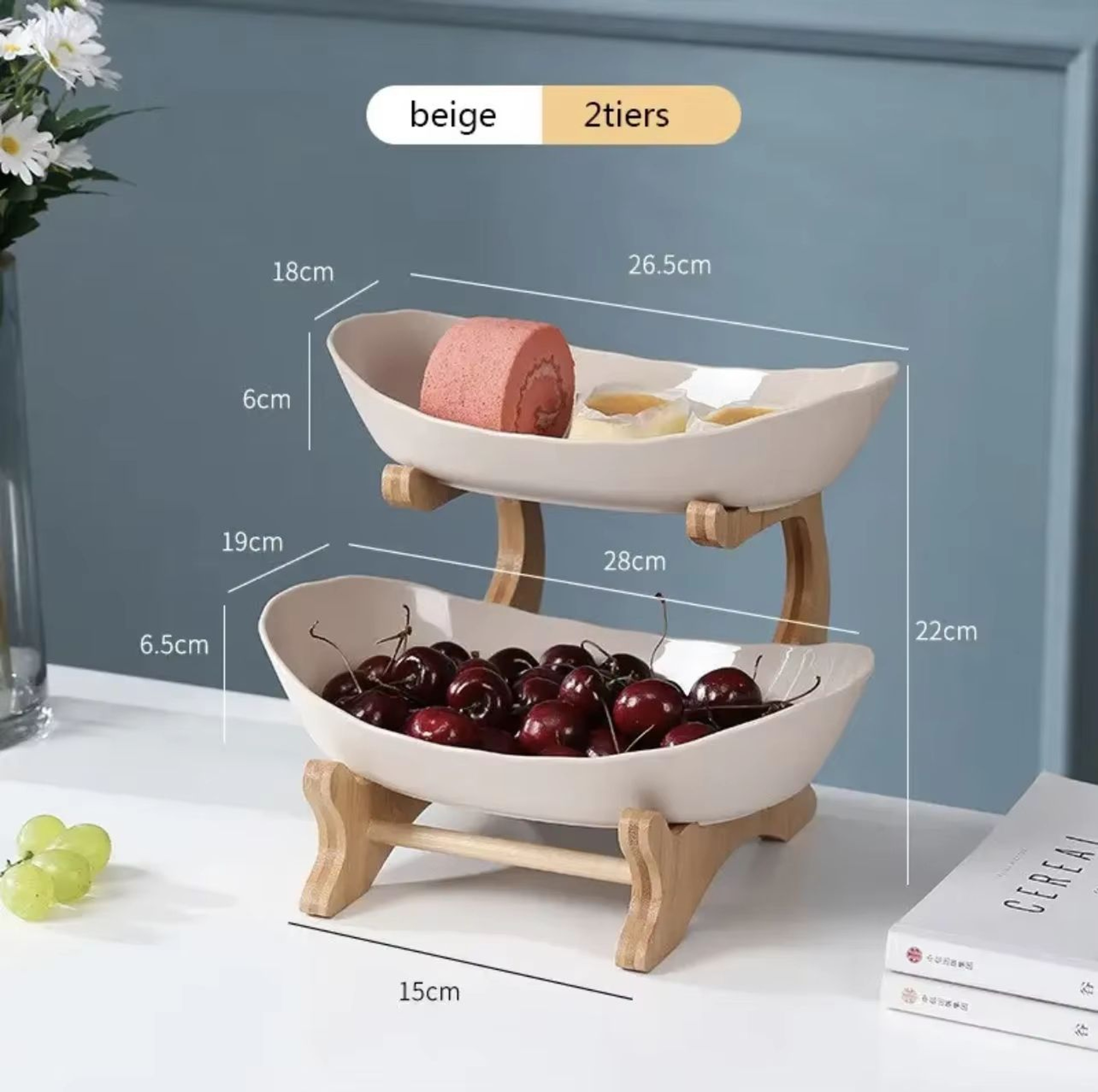 23Layer Modern Plastic Fruit And Snack Serving Stand For Home 10