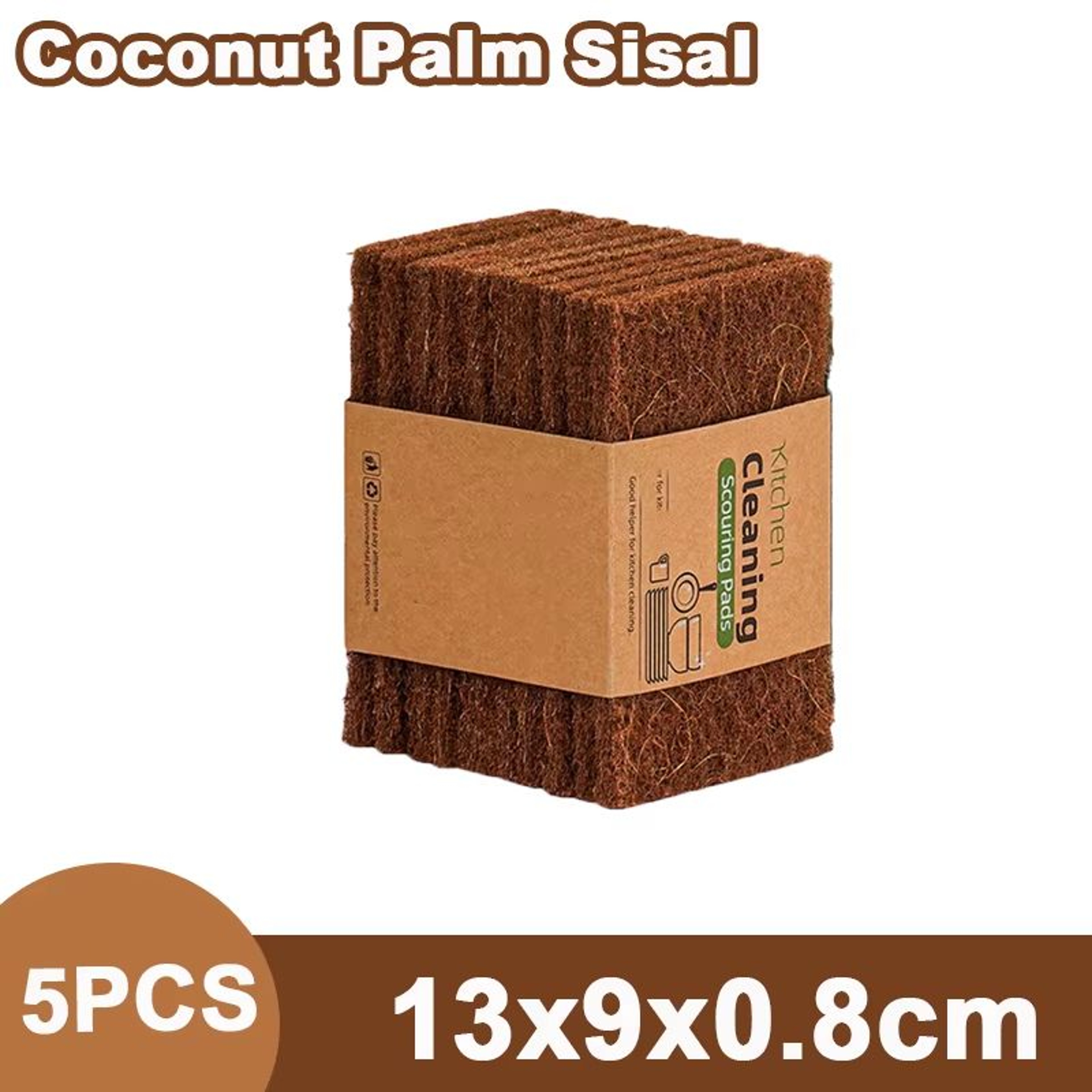 EcoFriendly Sisal Kitchen Cleaning Sponges 51020PCS Natural Fiber Dishwashing Pads 7