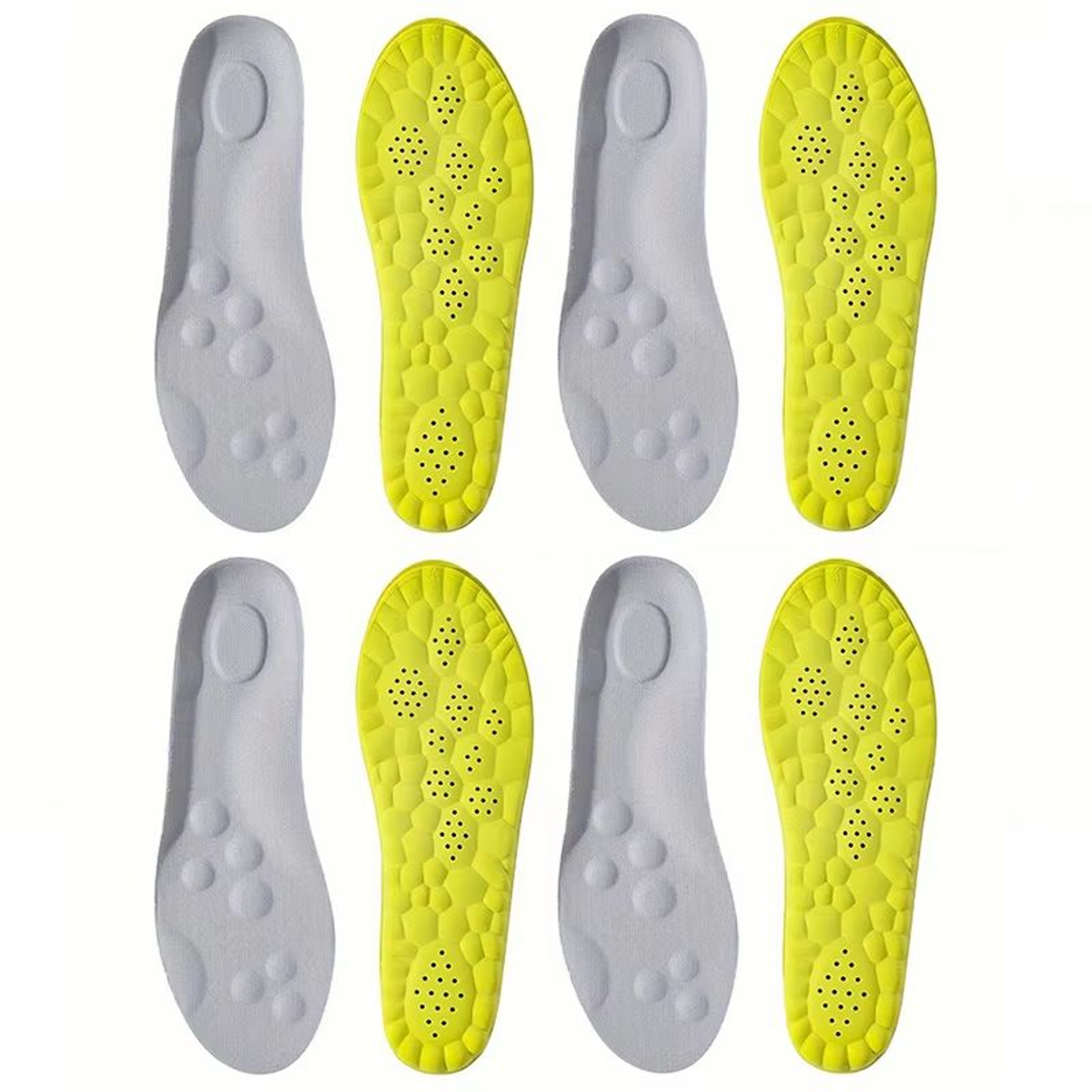 High Elasticity Latex Sport Insoles Breathable Arch Support Orthotic Shoe Pads 11