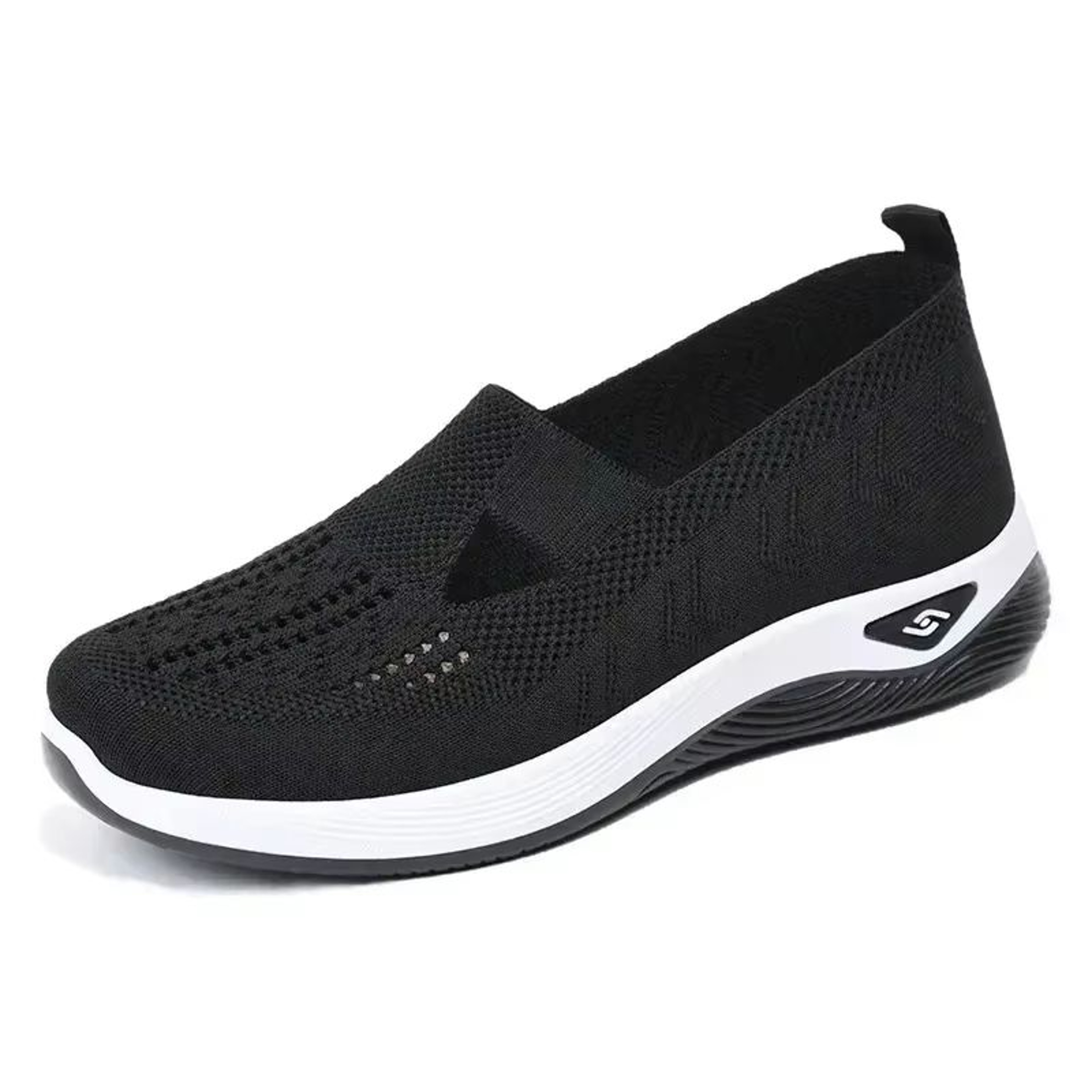 Womens Breathable Mesh Casual Shoes SoftSole Spring  Summer Single Shoes For Mothers 5