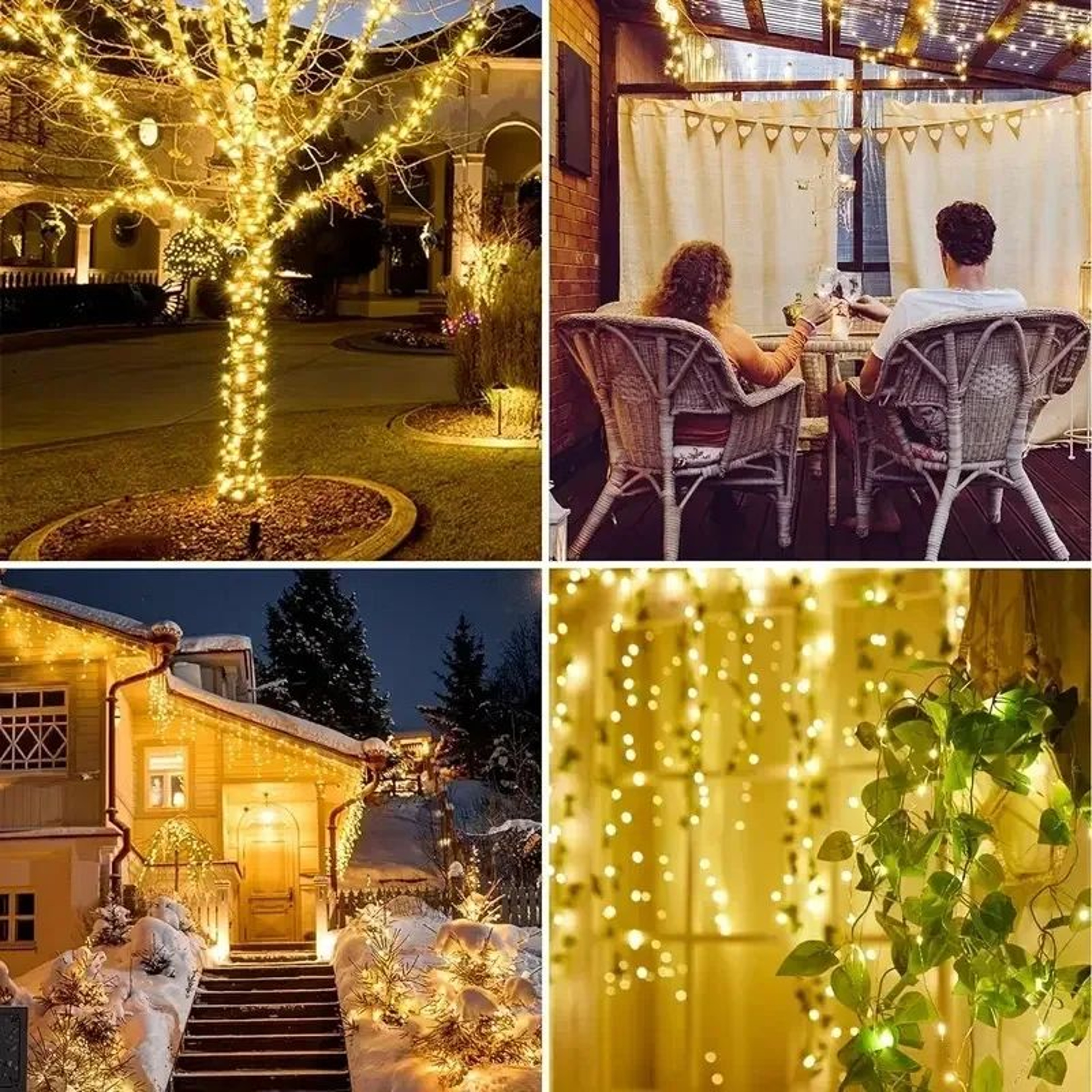 Solar Fairy Garden String Lights 8Mode Waterproof Outdoor Patio Yard Decor 4
