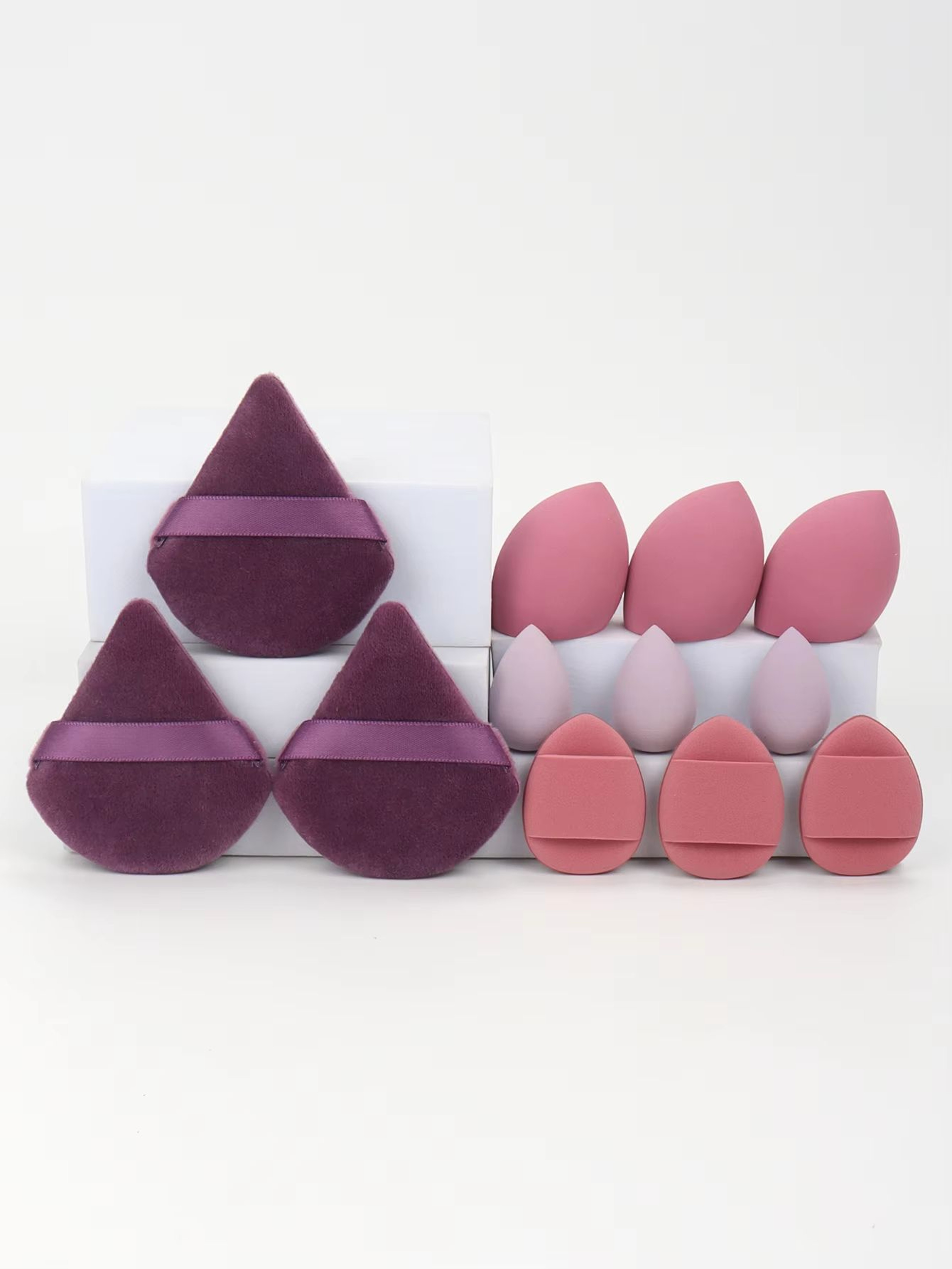 12Piece AllPurpose Makeup Sponge Set For Flawless Application 7