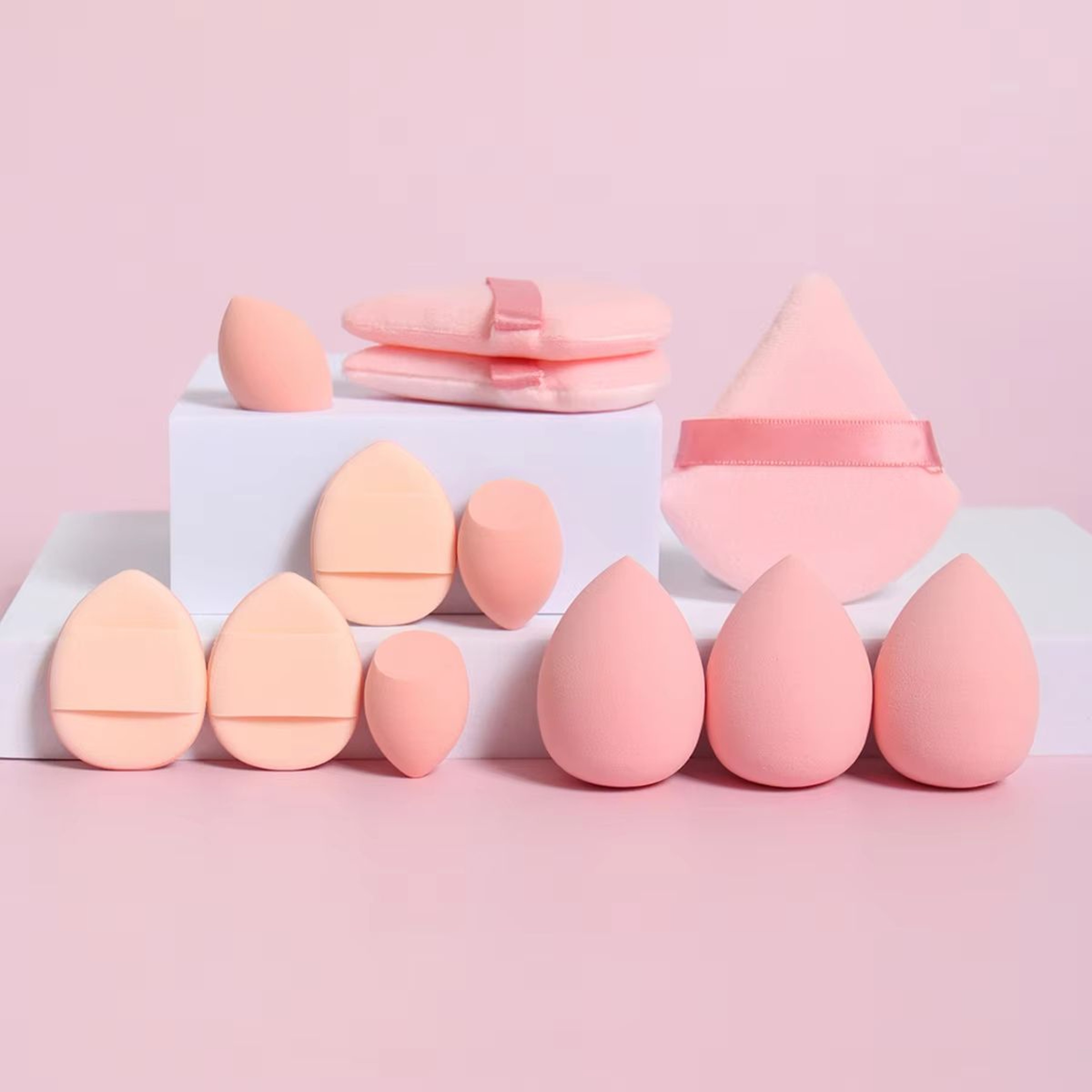 12Piece AllPurpose Makeup Sponge Set For Flawless Application 14