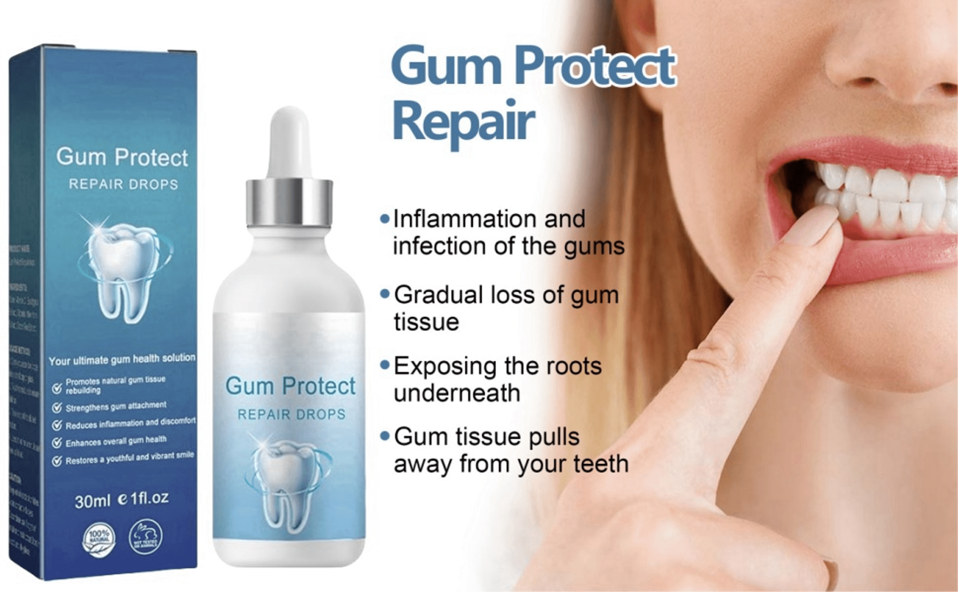 Rapid Repair Gums Serum, Instant Relief for Sensitive Teeth, Cavities & Gum Damage – view 6