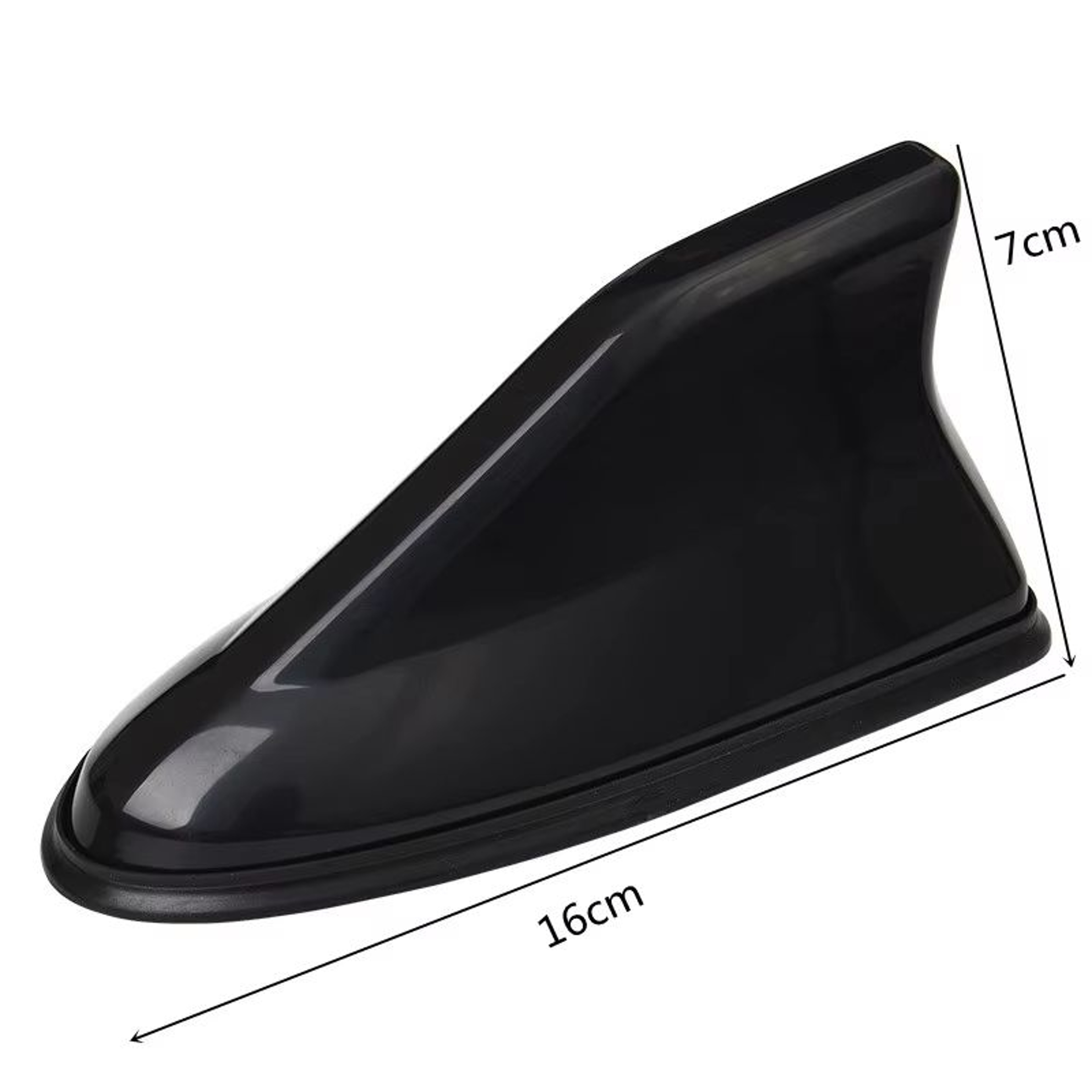 Universal Carbon Fiber Look Shark Fin Car Antenna With AMFM Signal Booster 10