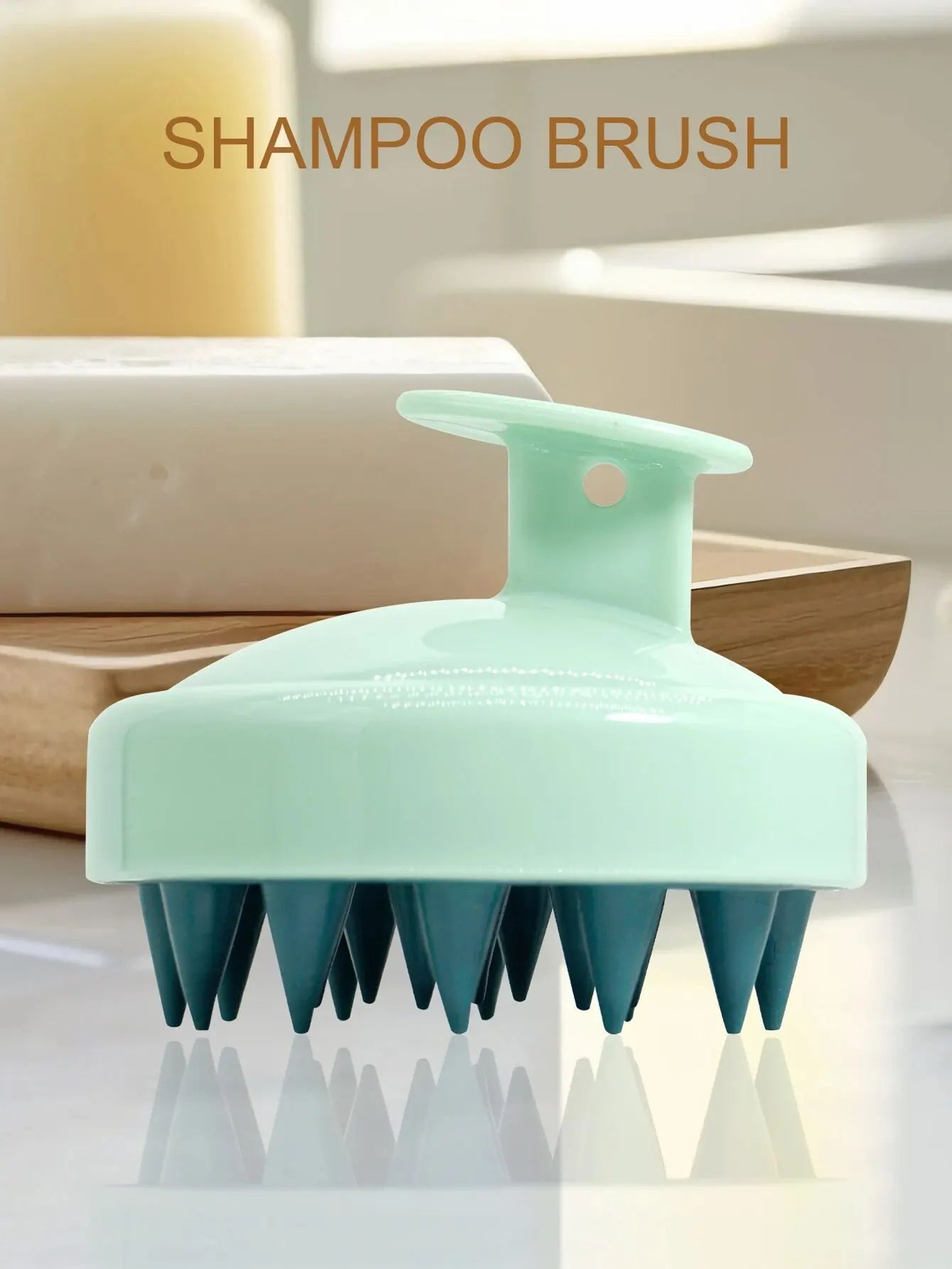 Silicone Scalp Massage Brush Shampoo Brush With Magic Handle For Hair And Body 2